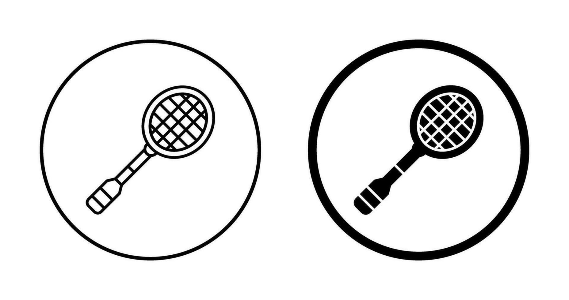 Racket Vector Icon