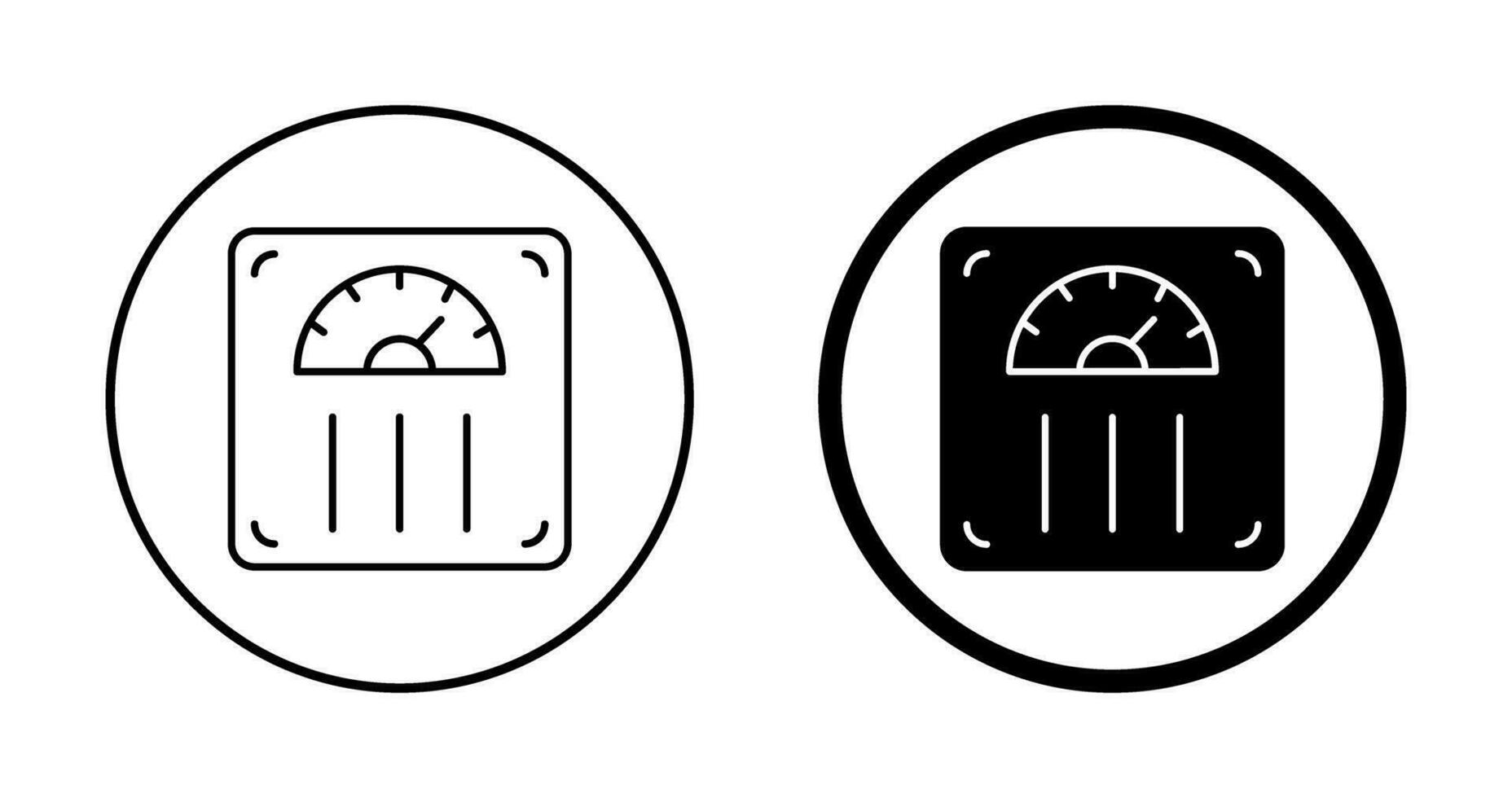 Weight Scale Vector Icon