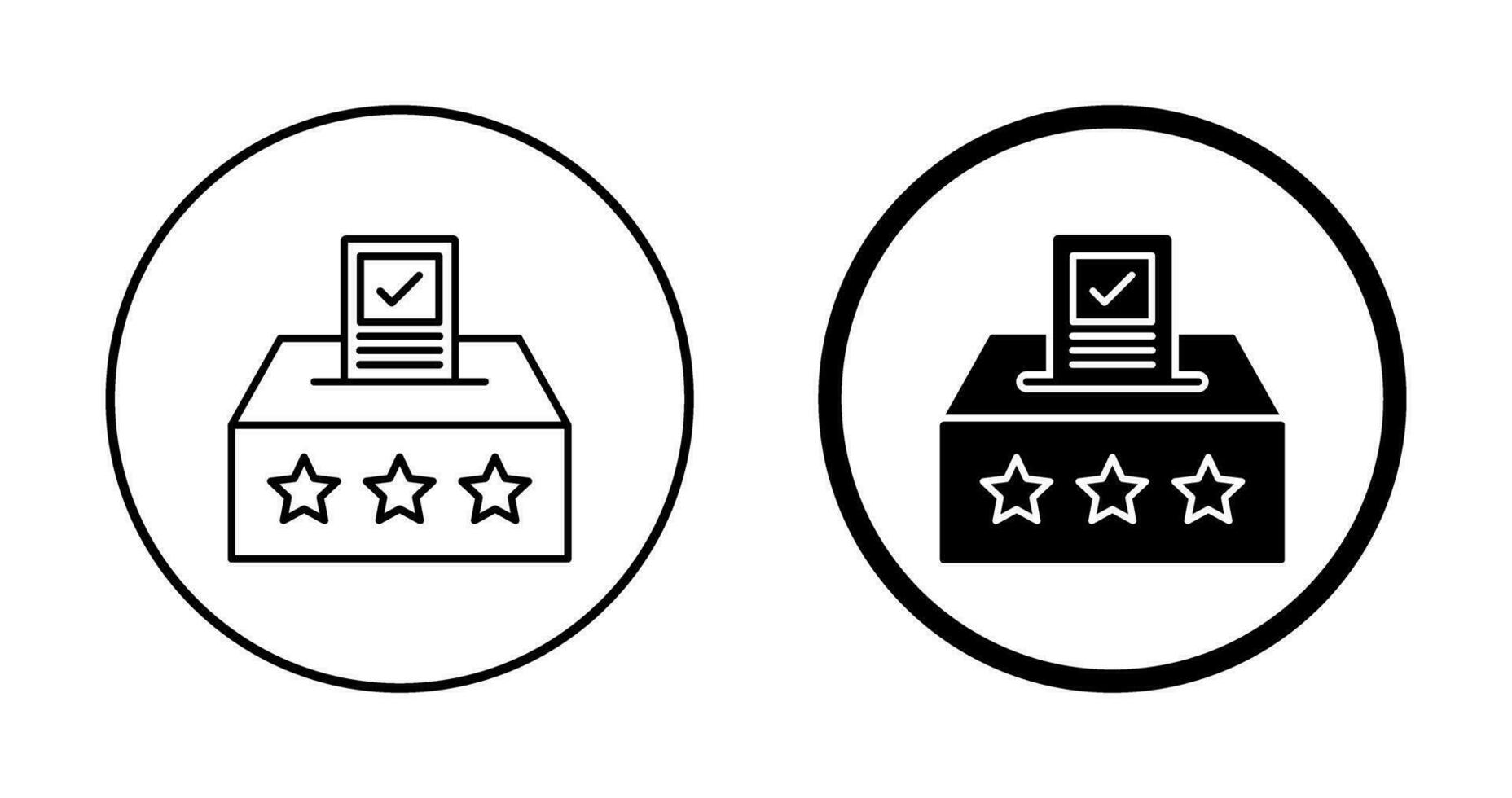 Ballot Vector Icon