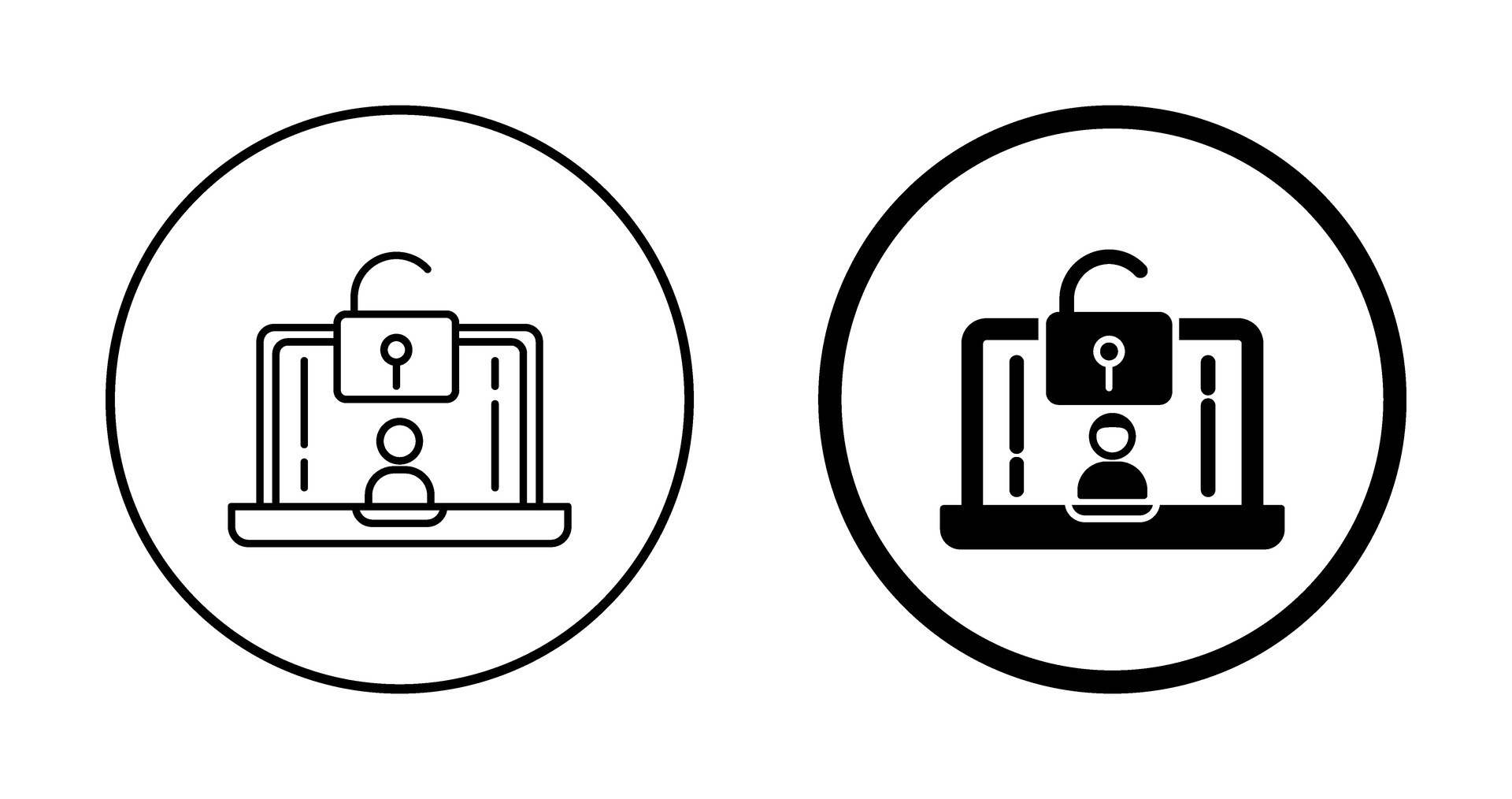 Access Vector Icon 25303064 Vector Art at Vecteezy