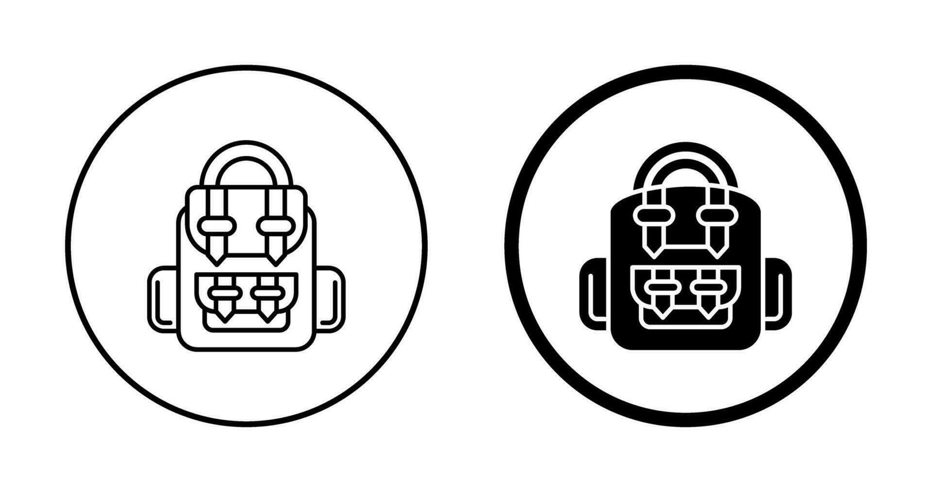 Backpack Vector Icon