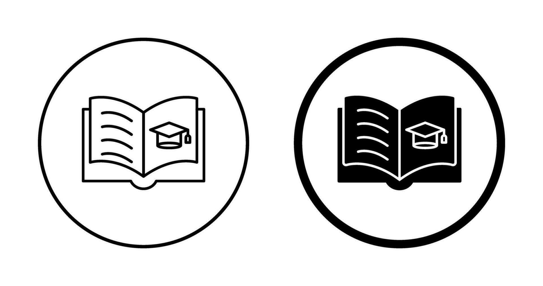 Open Book Vector Icon