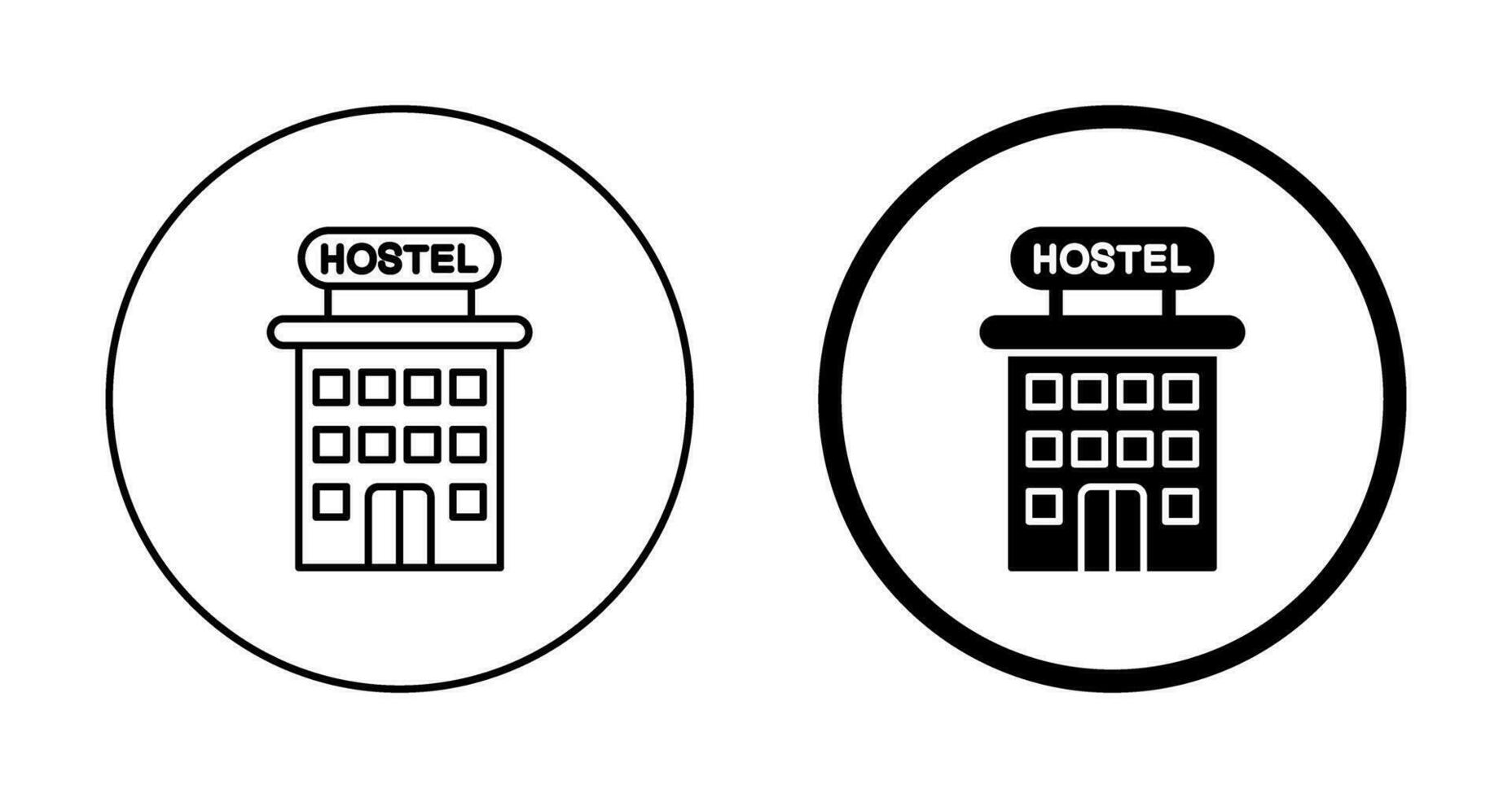 Hostel Vector Icon