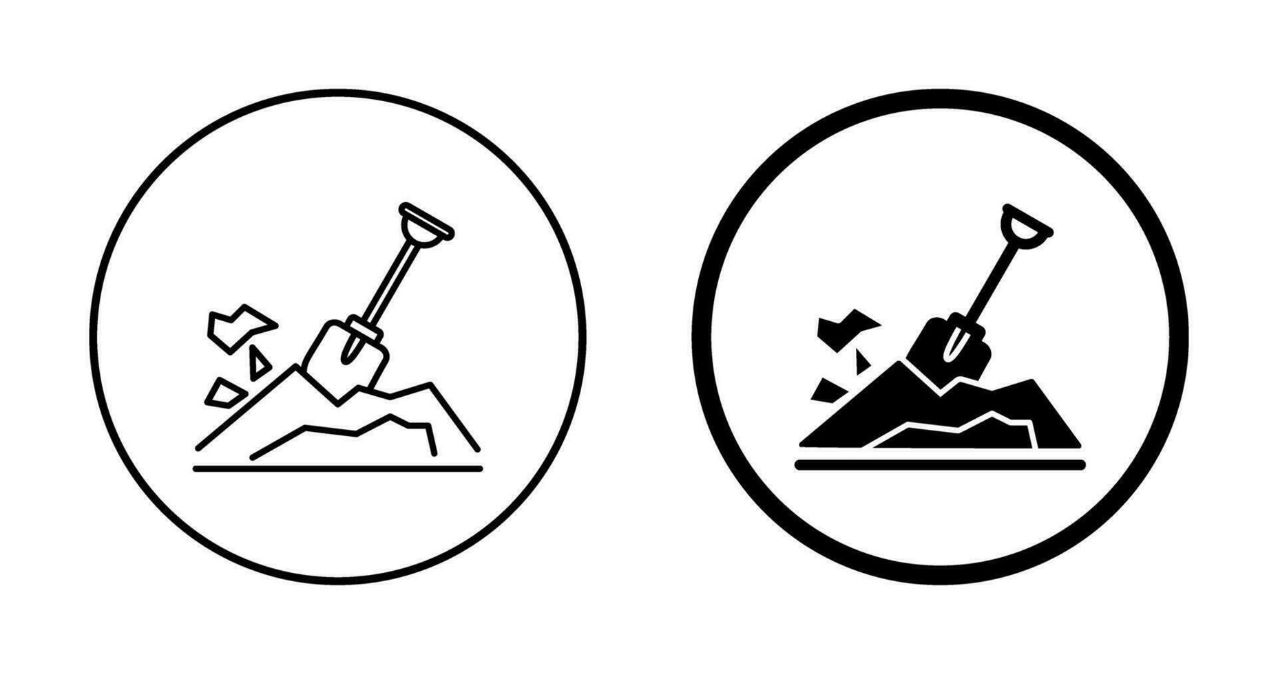 Digging Vector Icon