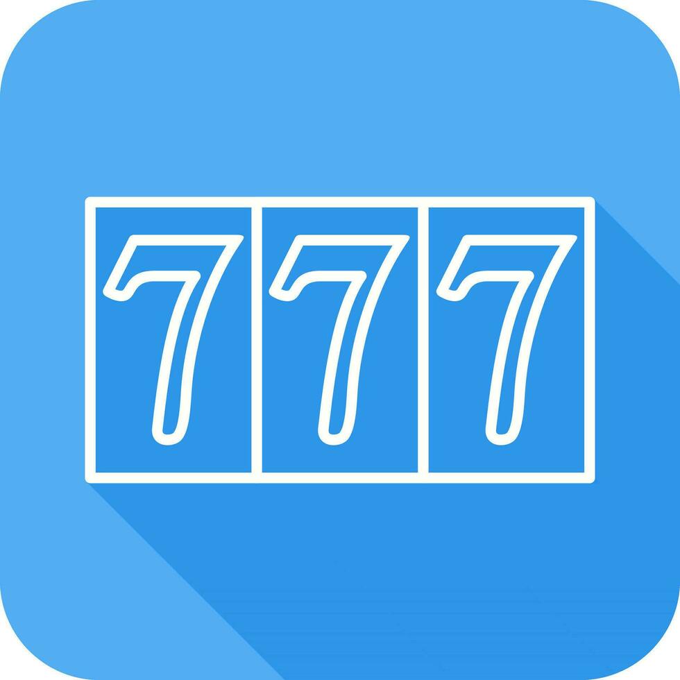 Triple Sevens Vector Icon