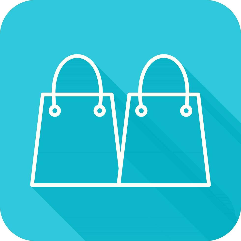 Unique Shopping Bags Vector Icon