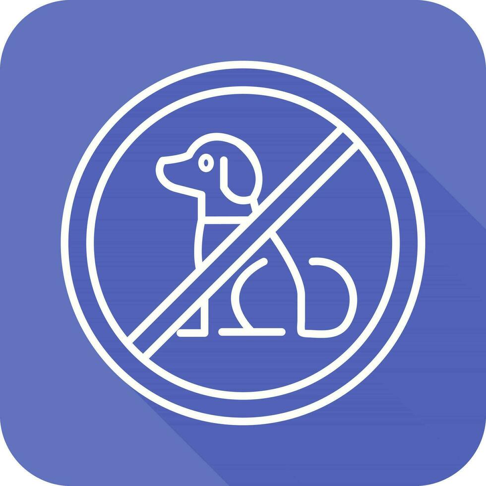 No Pets Vector Icon