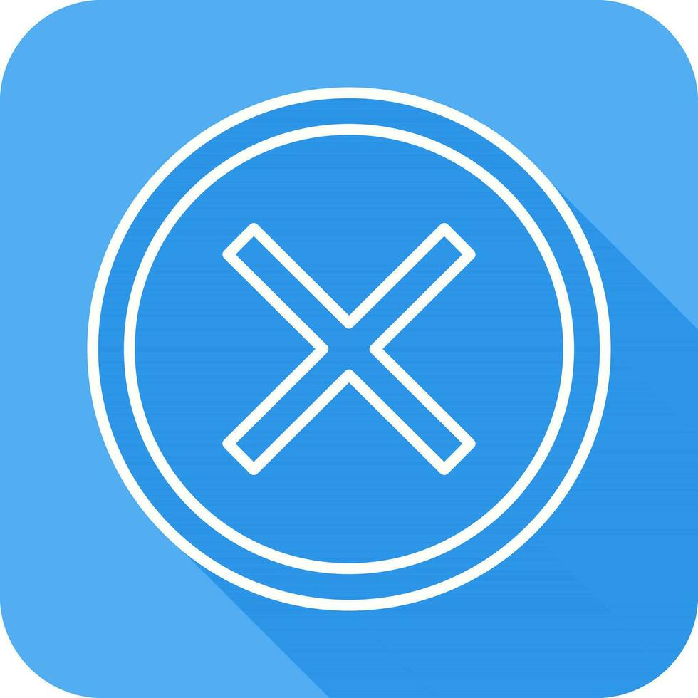 Do Not Cross Vector Icon