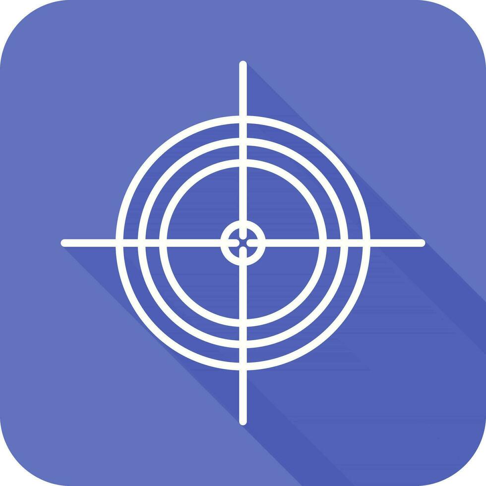 Unique Target Vector Icon