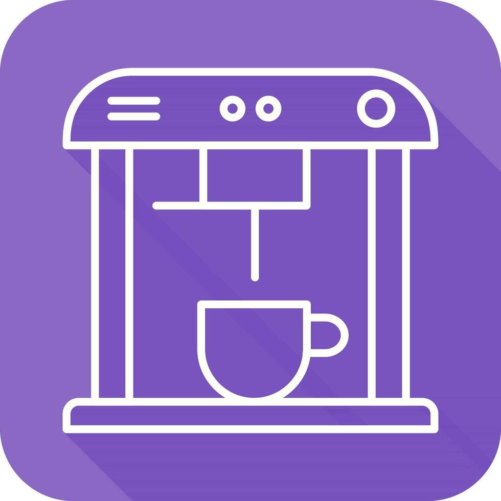 Unique Coffee Machine Vector Icon