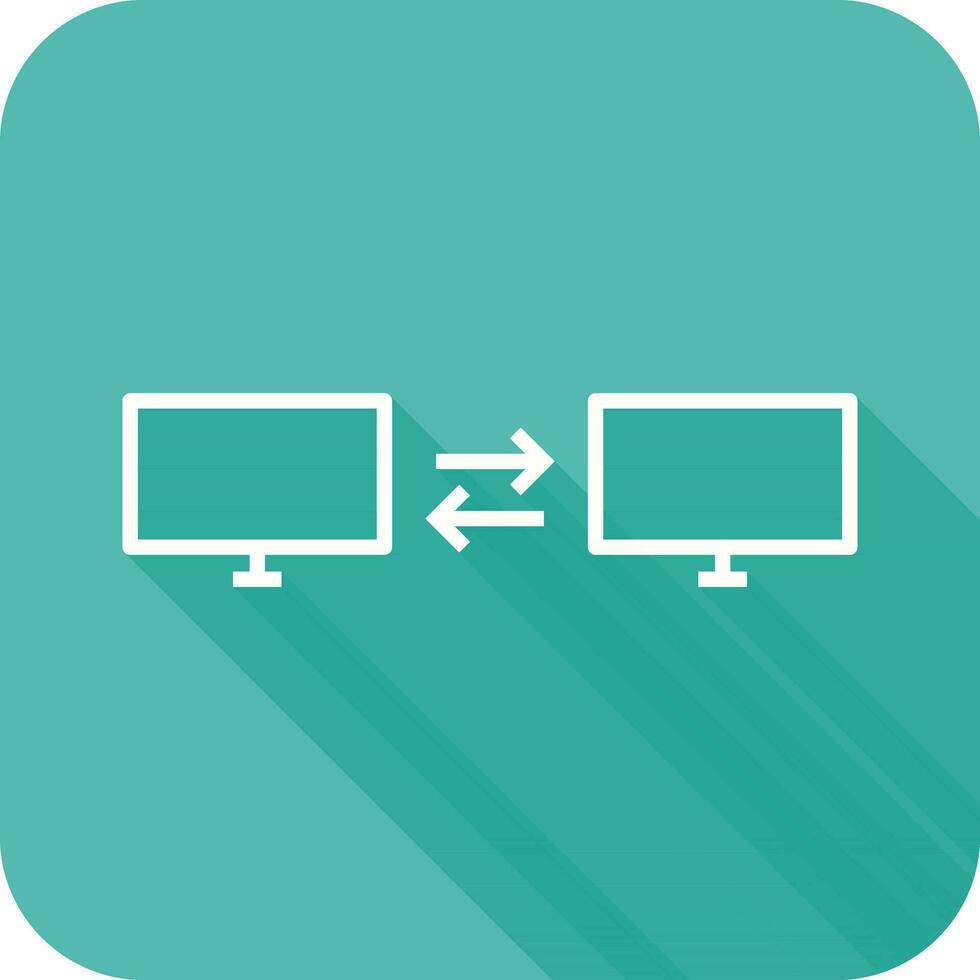 Unique Sharing Systems Vector Icon