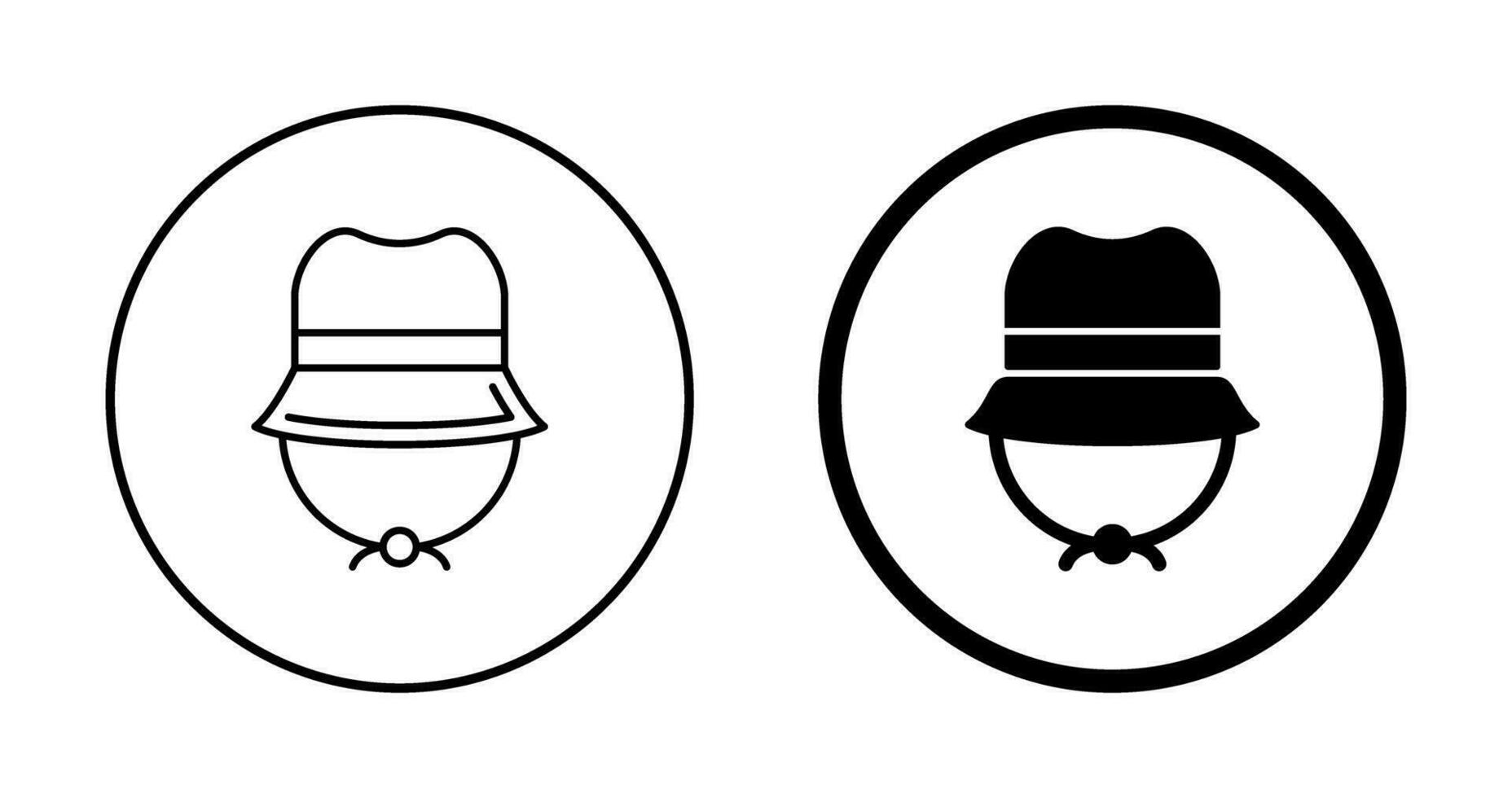 Camping Hat Vector Icon