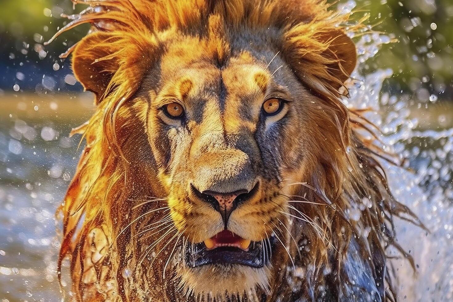 The lion. . photo