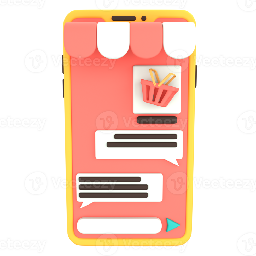 3D Icon E Commerce discussion product UI png