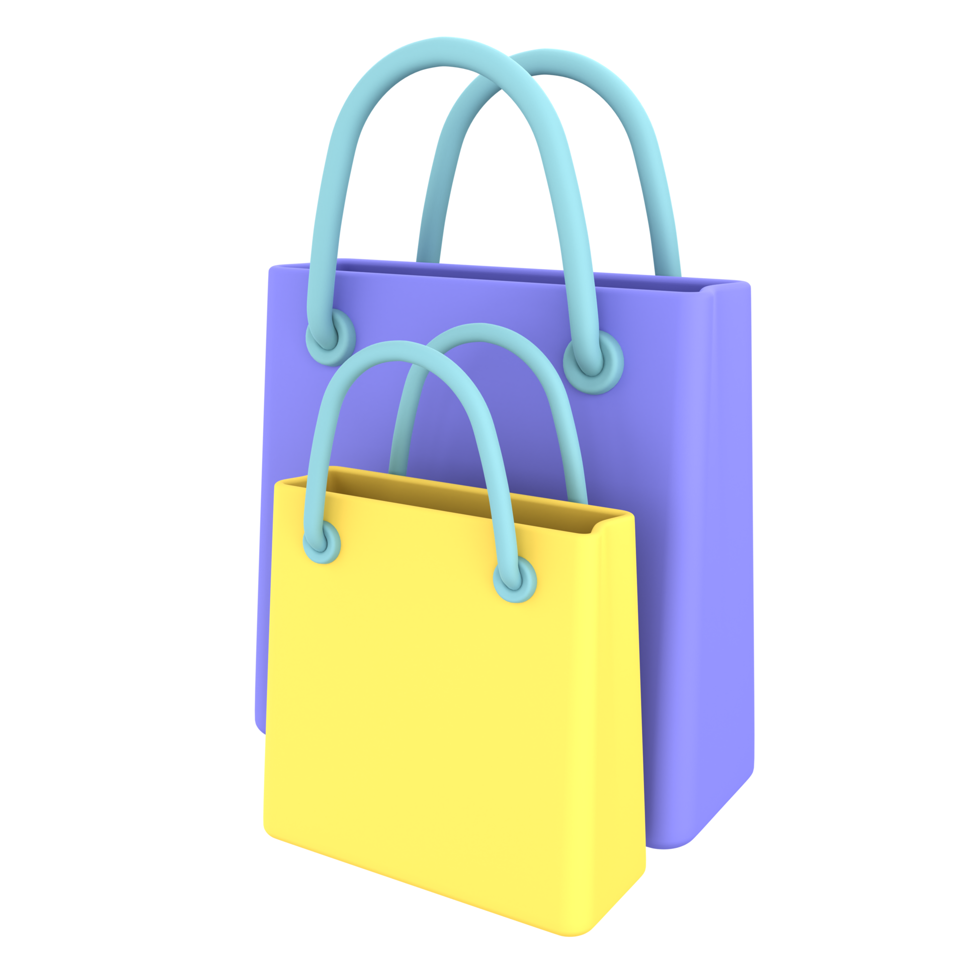 3D Icon shopping bag E Commerce 25309296 PNG