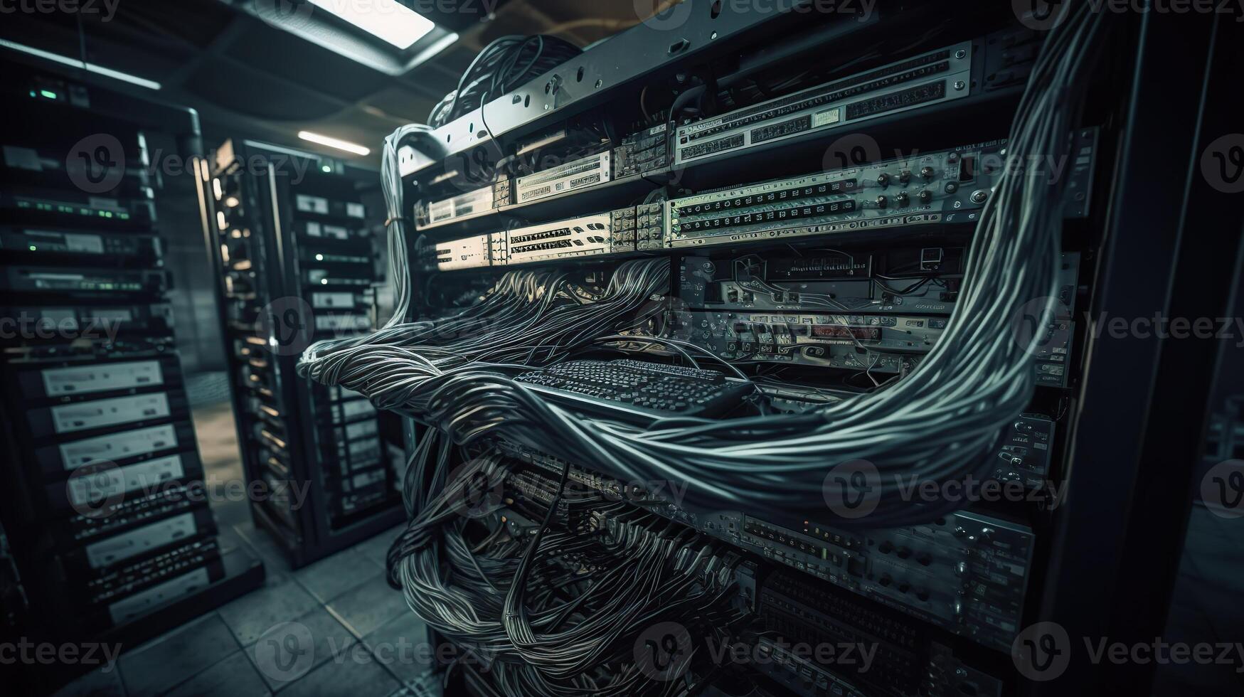 Data center, Platform for hosting server. photo