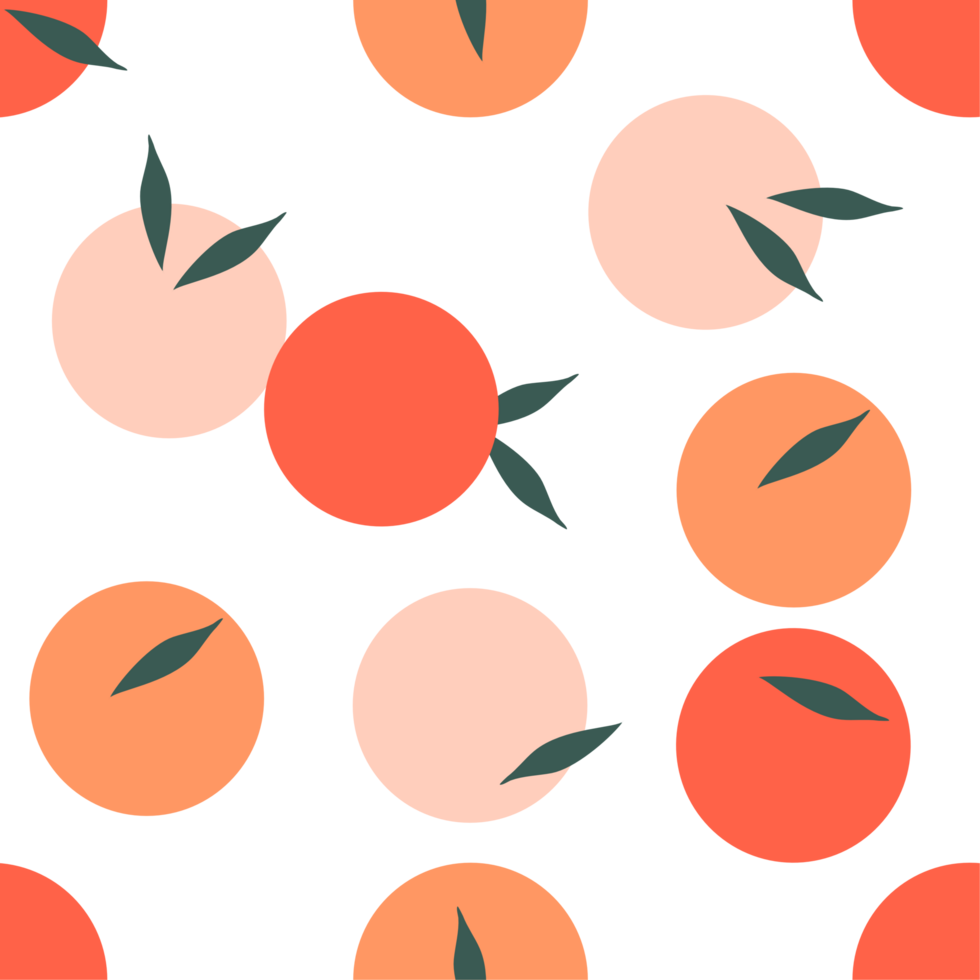 orange fruit seamless background PNG