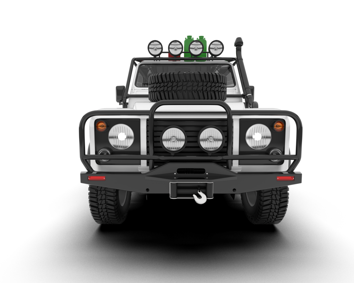 wit suv Aan transparant achtergrond. 3d renderen - illustratie png