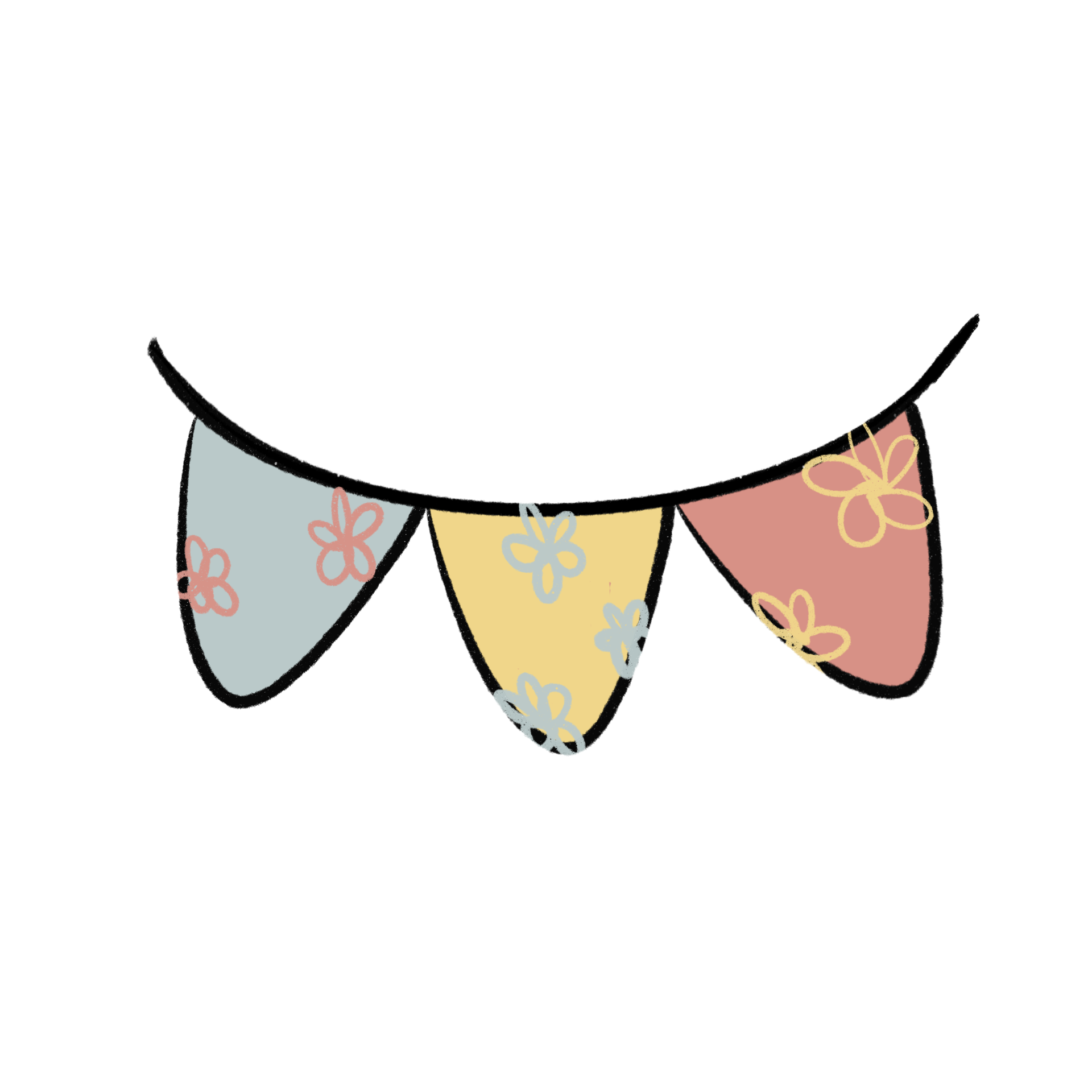 Multicolored festive flagsgarland. 25312699 PNG