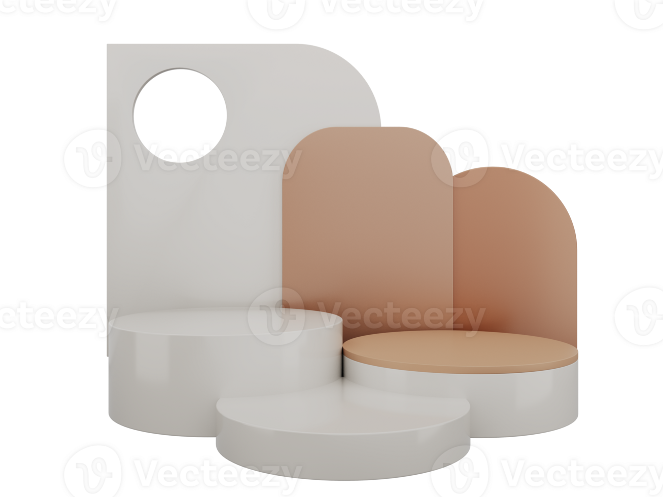 abstract geometric shape pastel color template minimal modern style wall background,for booth podium stage display table mock up composition 3d rendering png