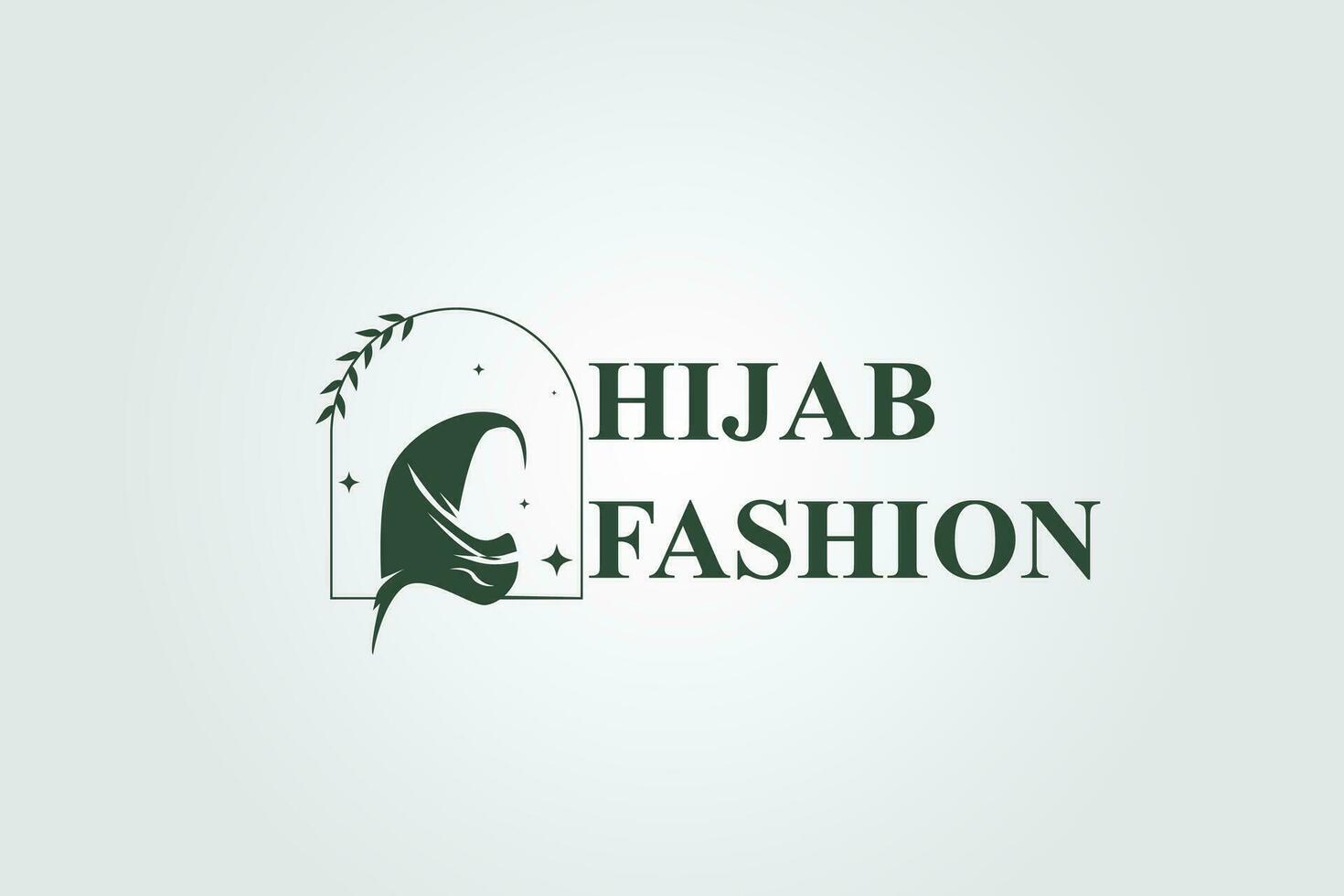 mujer hijab belleza vector logo o símbolo modelo para negocio y otro eps 10