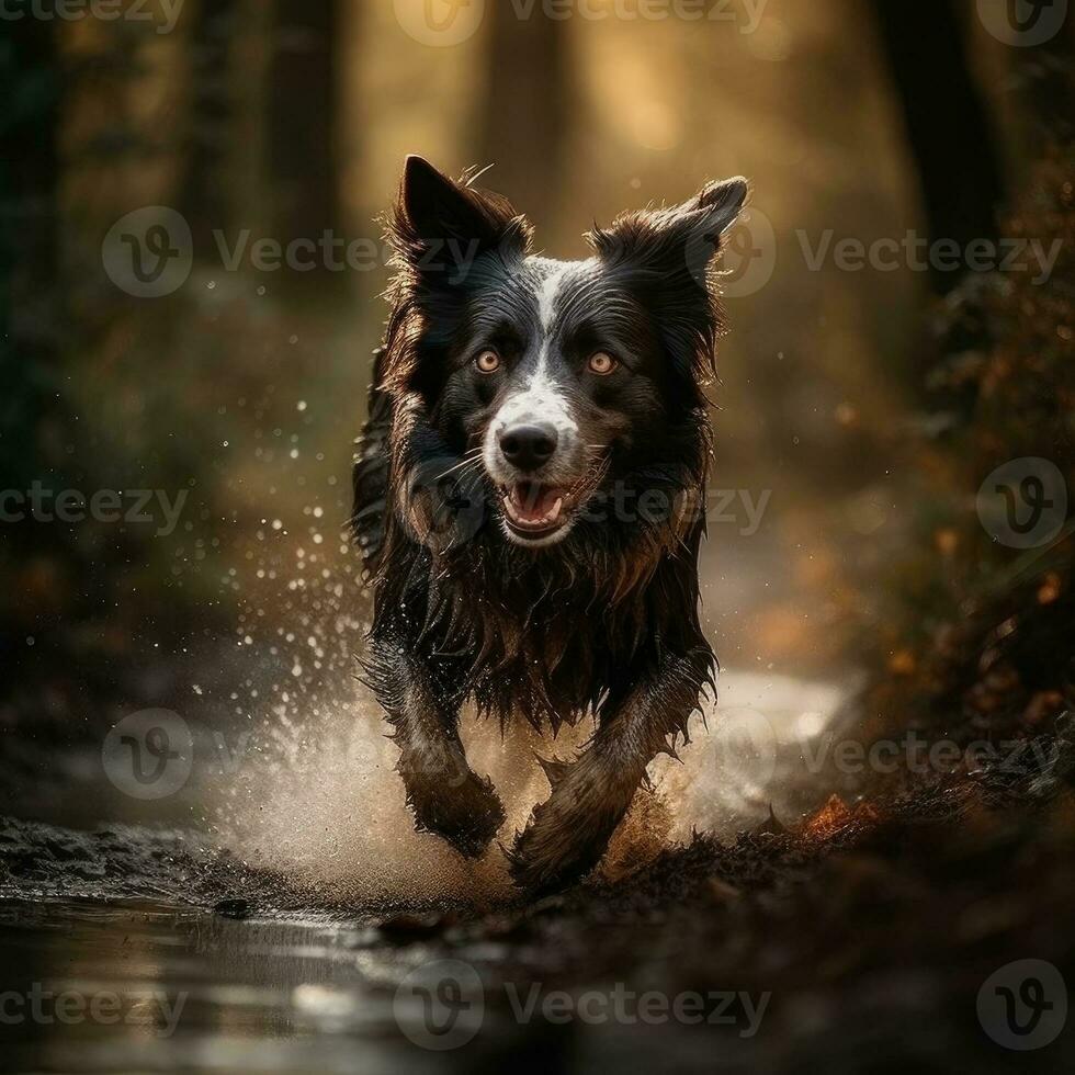 running dog photography close up photo