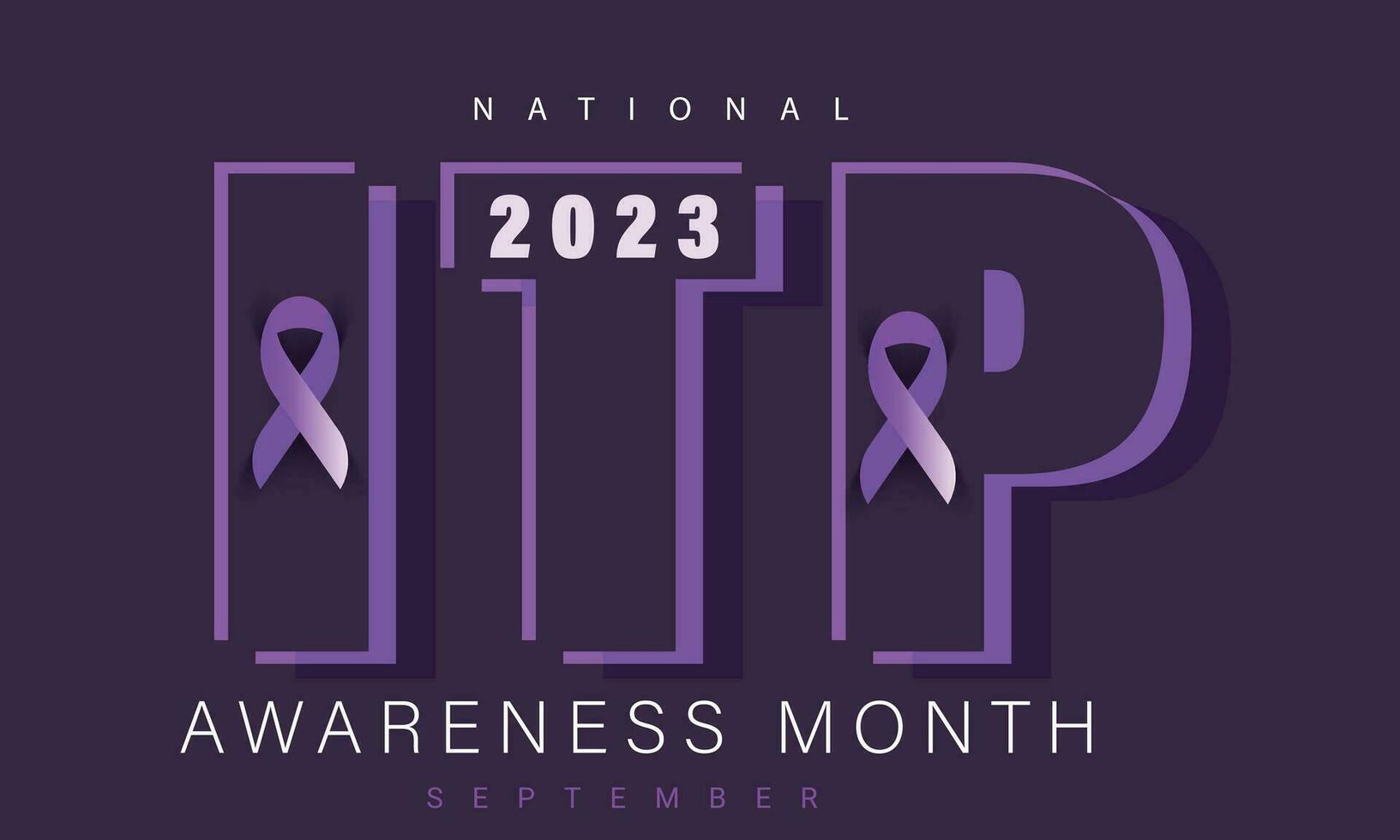 National ITP Awareness Month. background, banner, card, poster, template. Vector illustration.
