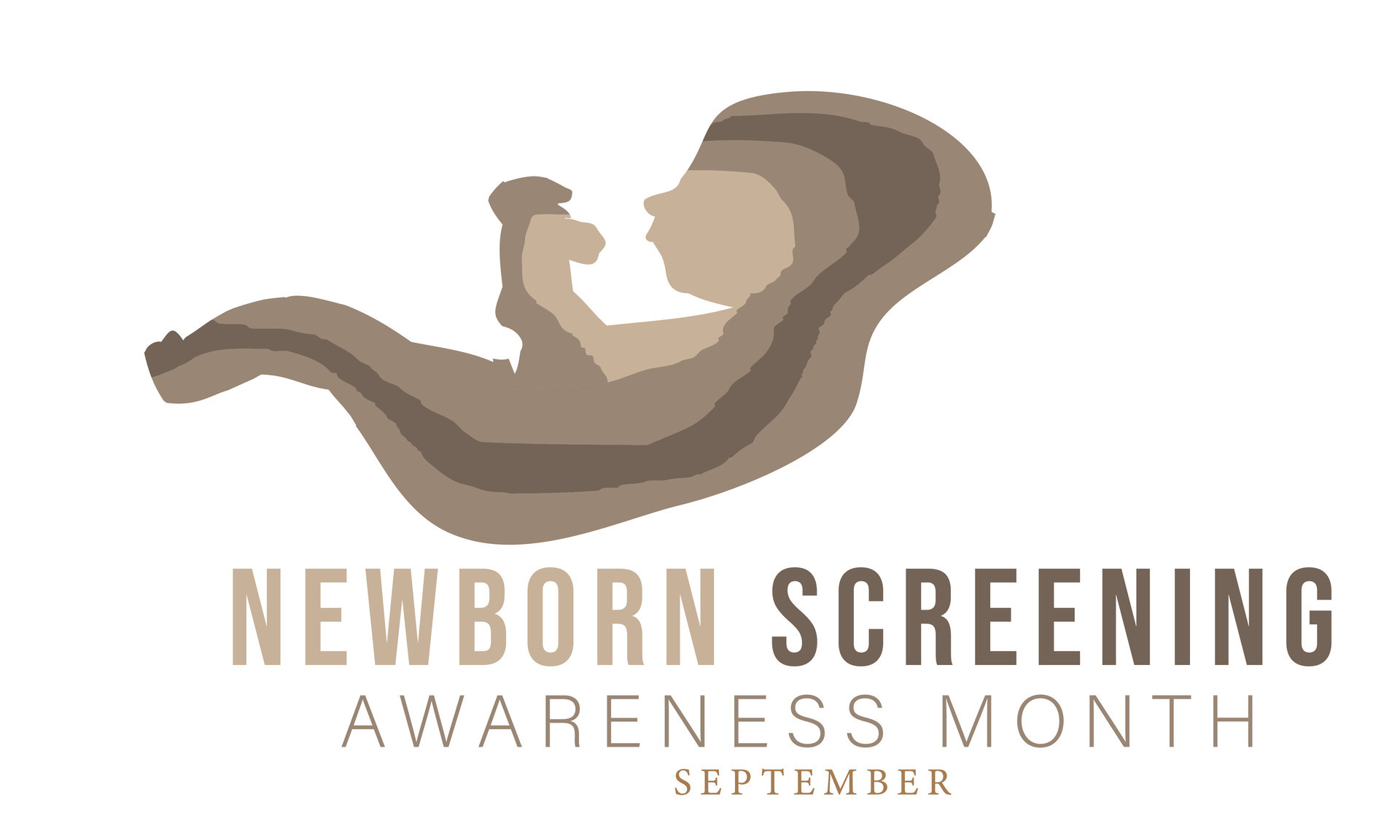 Newborn screening awareness month. background, banner, card, poster