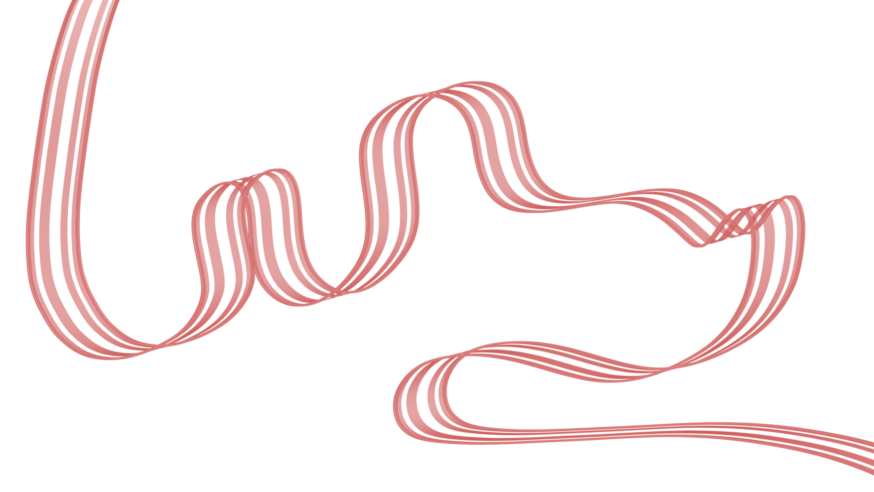 Ribbon bow celebration decoration. png