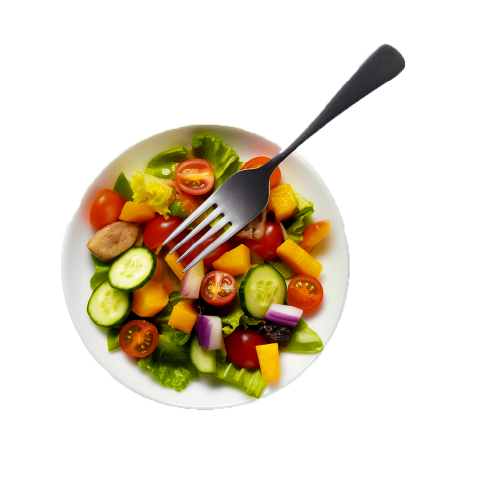 vegetabiliska sallad generativ ai png