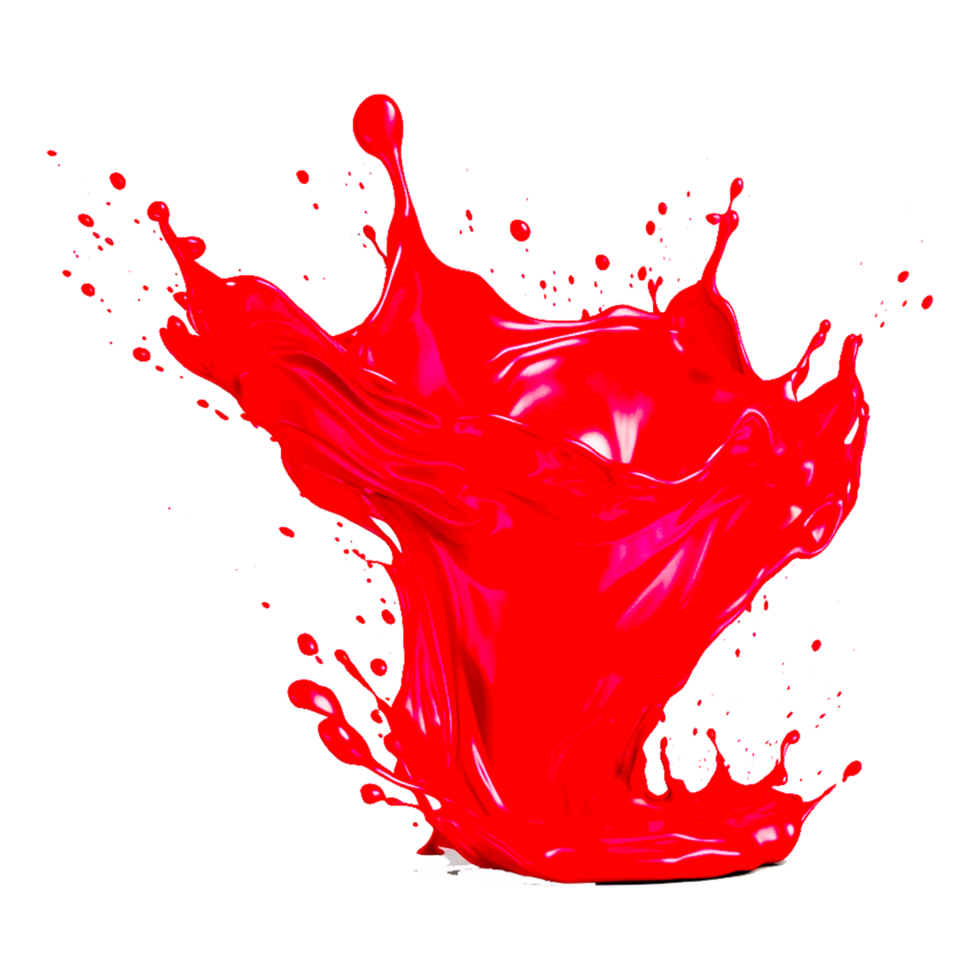 Red  Liquid Splash png