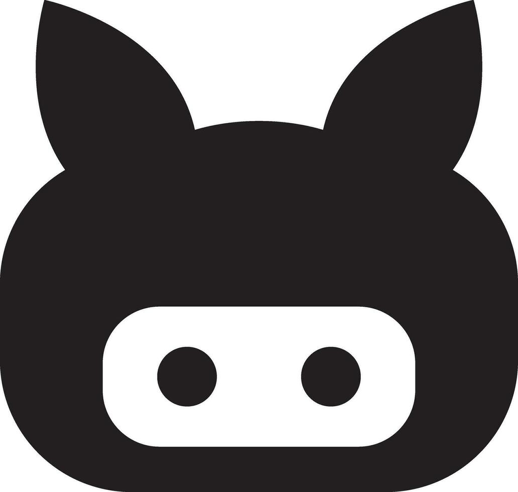 Black and white github. vector