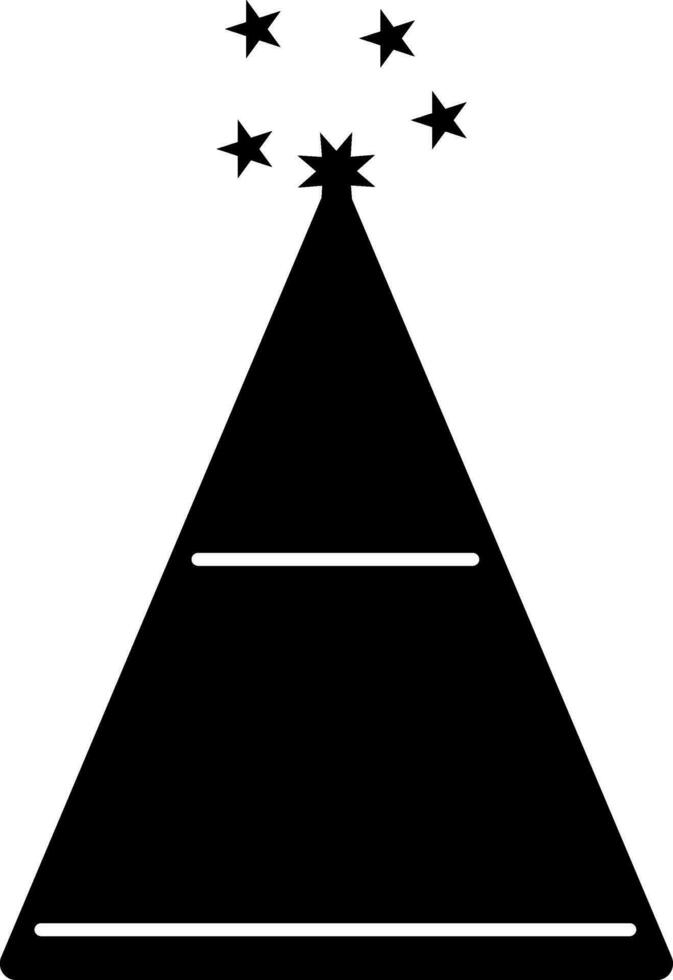 Black firecracker on white background. vector