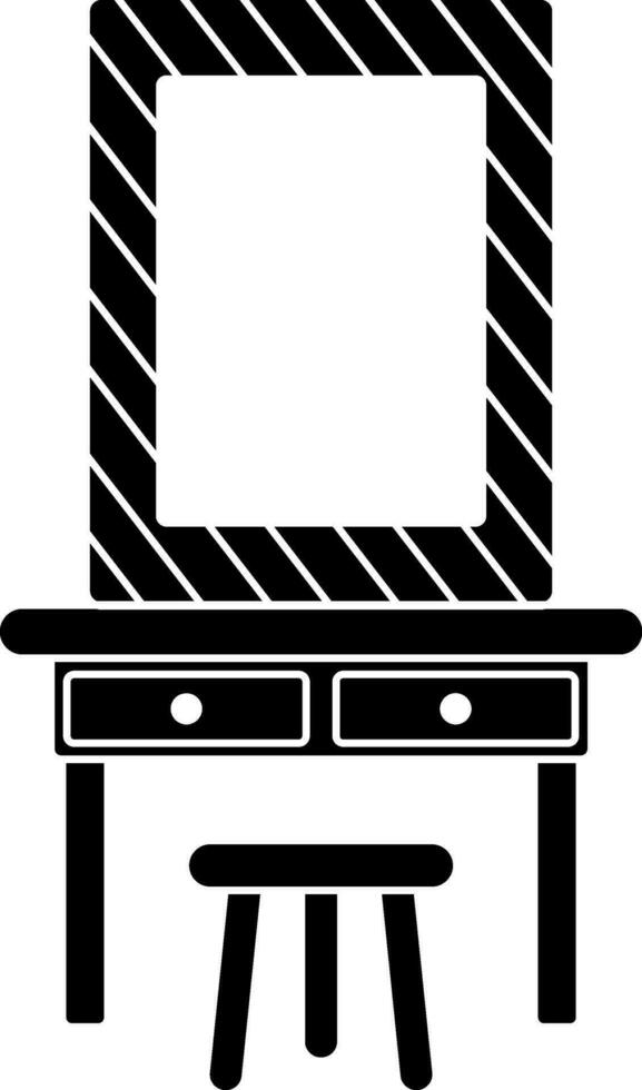 Makeup mirro icon for cinema concept. vector