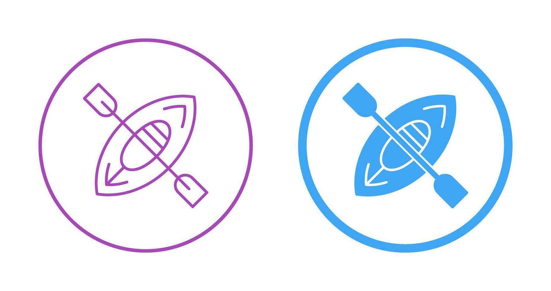 Kayak Vector Icon