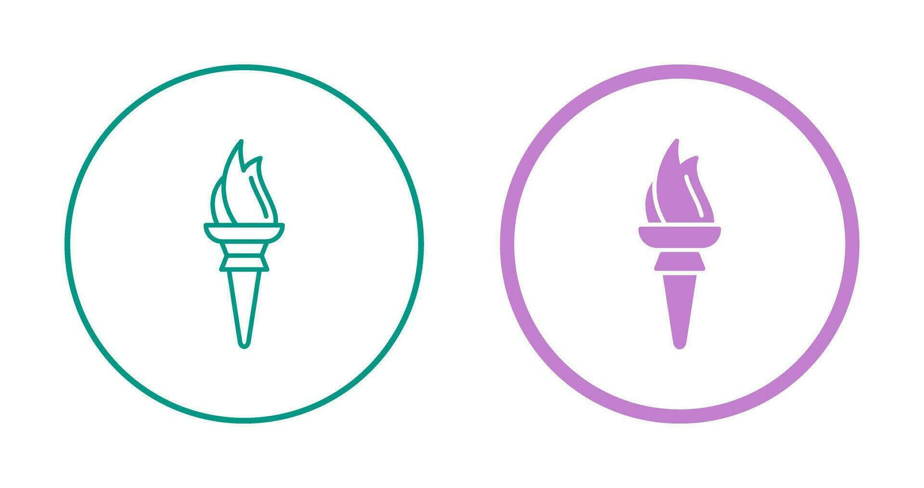 Torch Vector Icon
