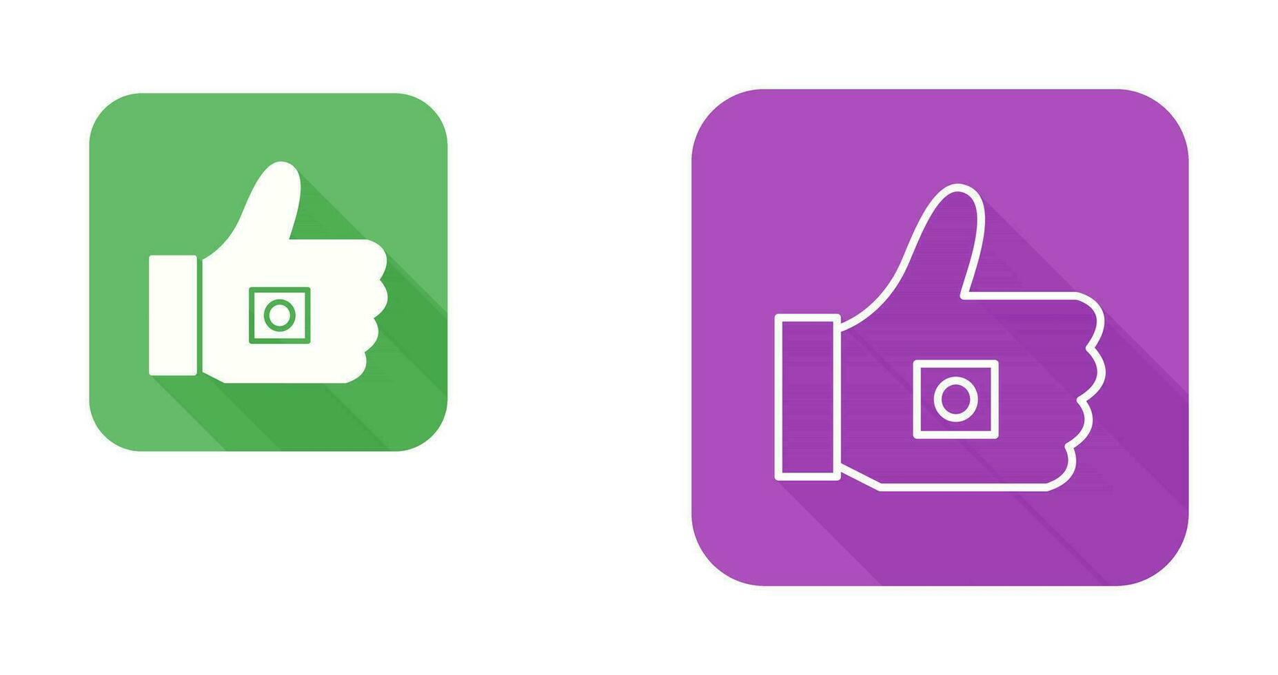 Unique Like Marketing Vector Icon