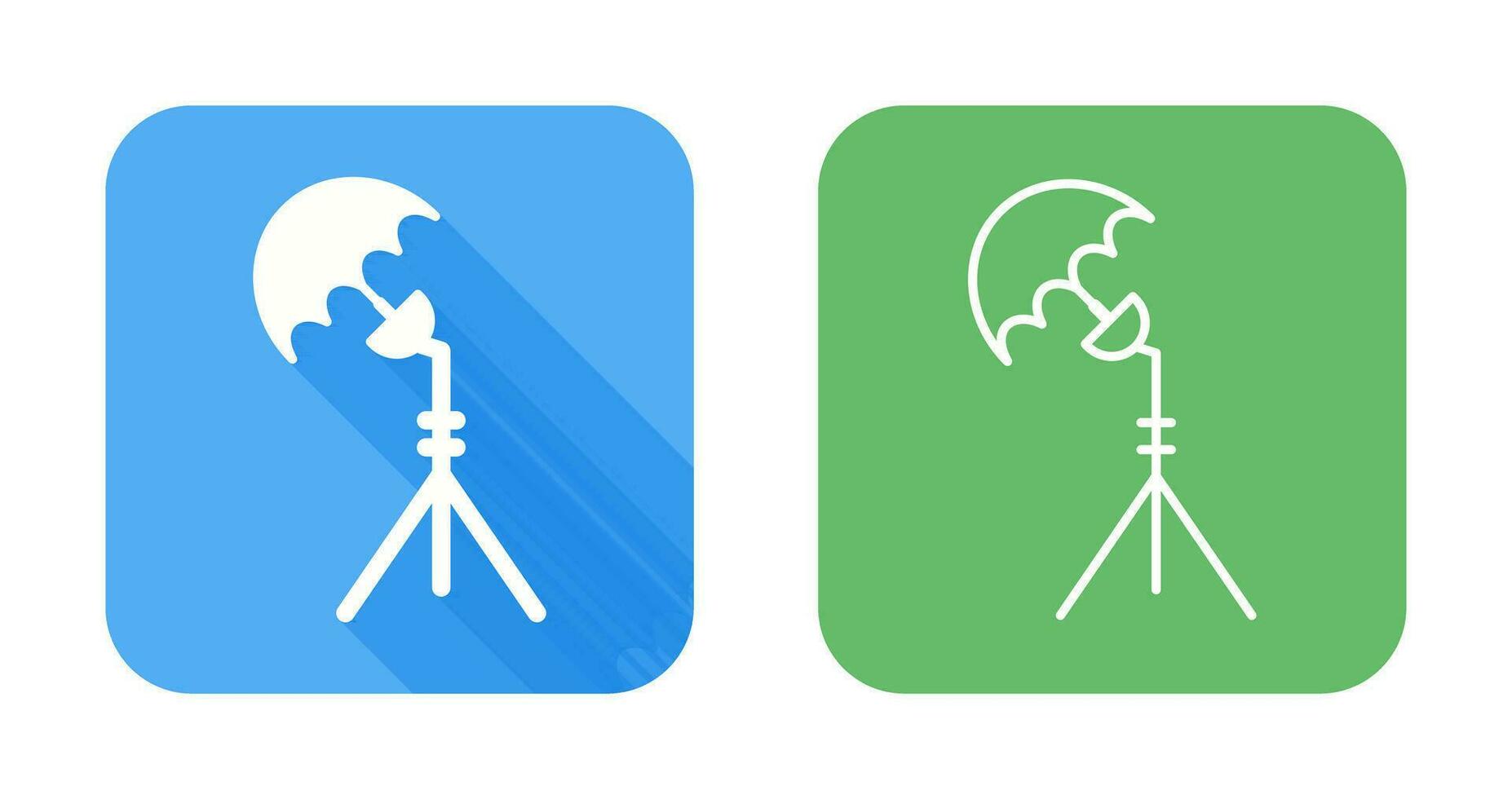 Unique Light Stand Vector Icon