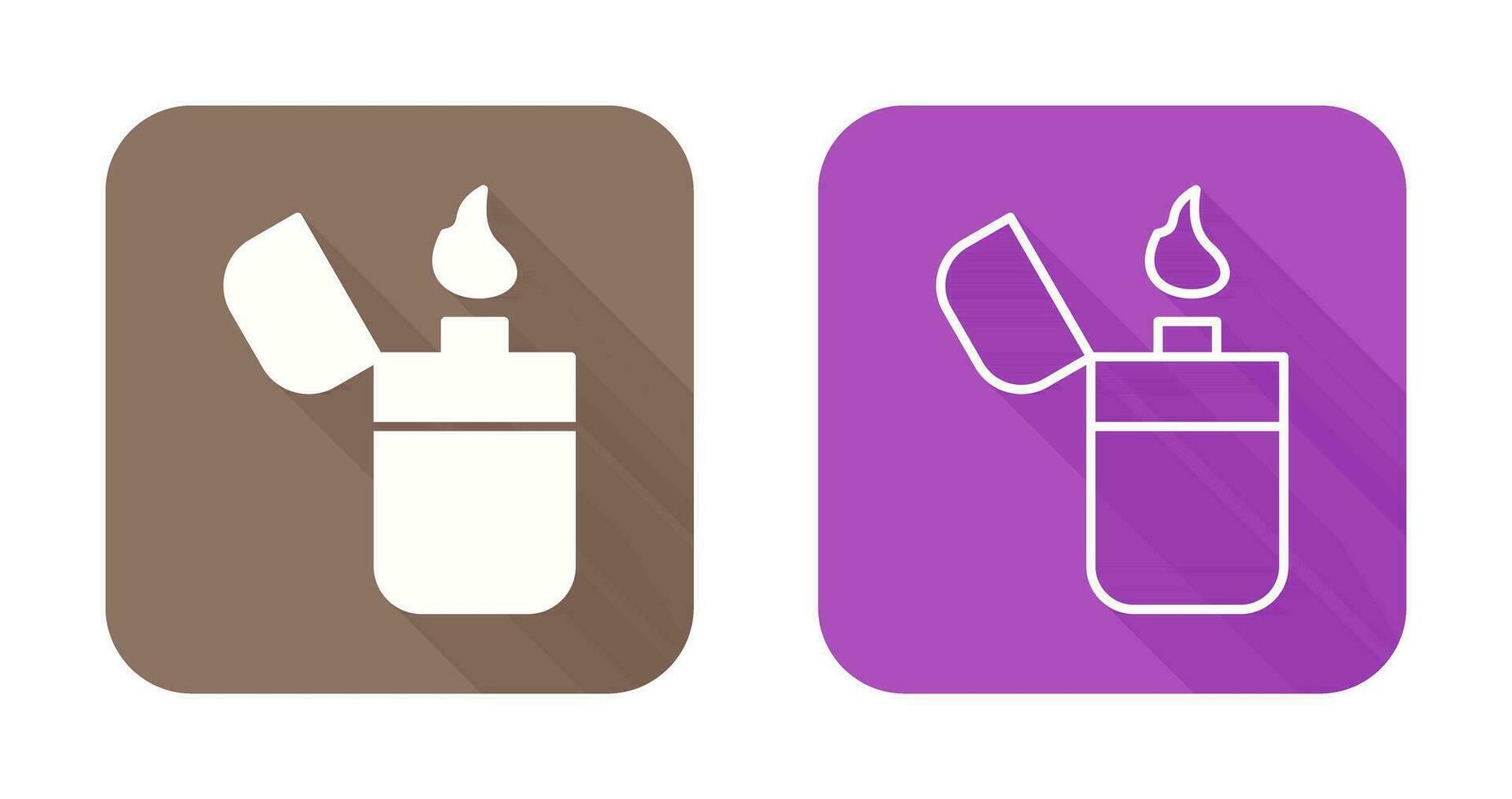 Unique Lighter Vector Icon