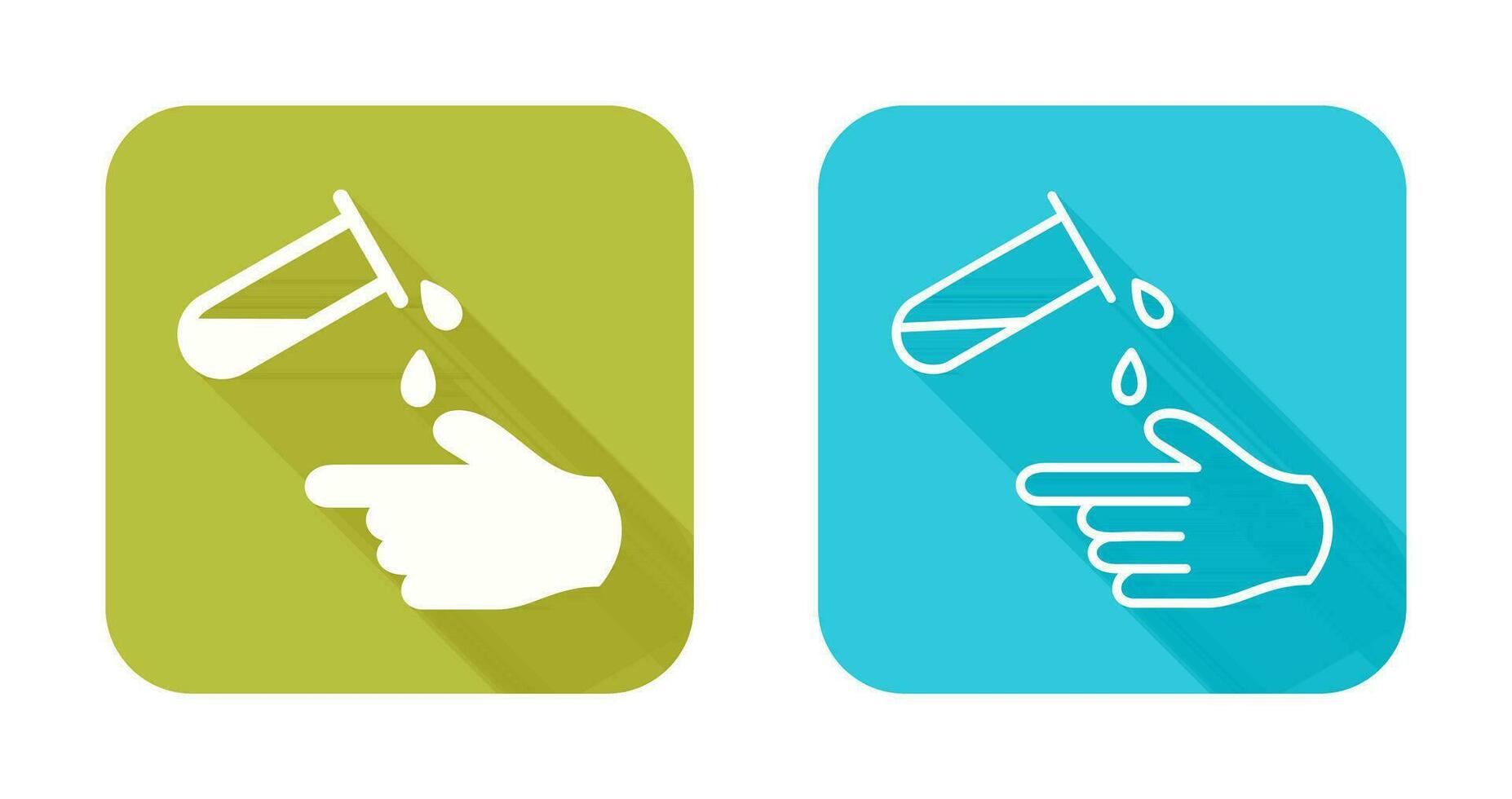 Corrosive Hazard Vector Icon