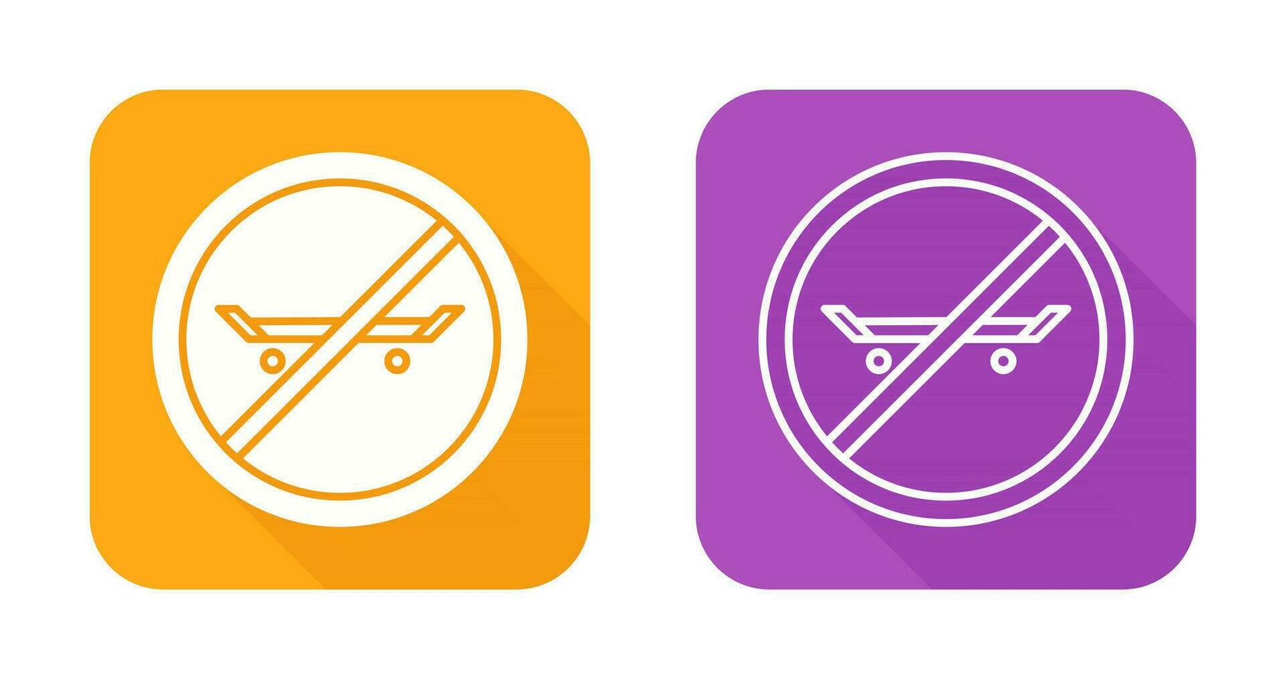 No Skating Vector Icon