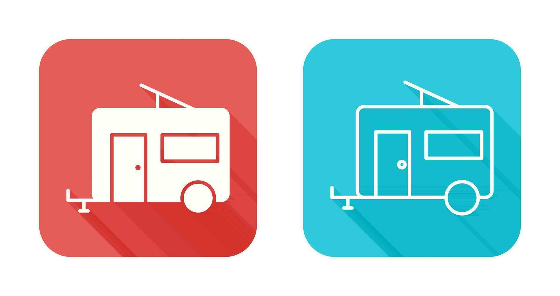 Trailer Vector Icon