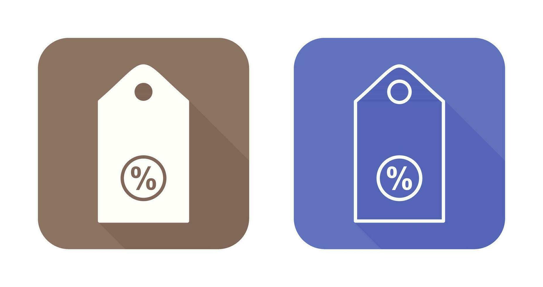 Unique Discount Tag II Vector Icon