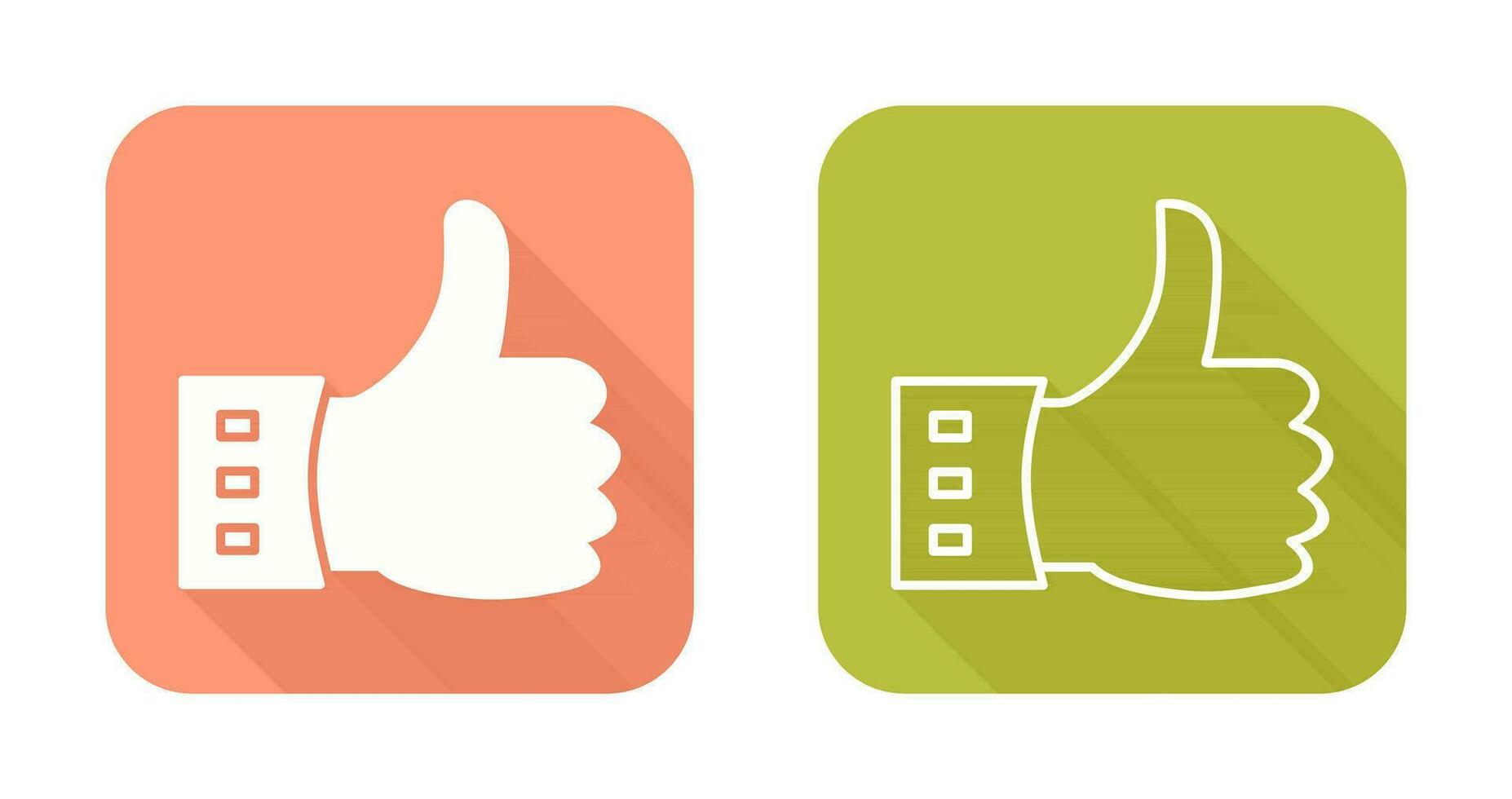 Unique Like Vector Icon