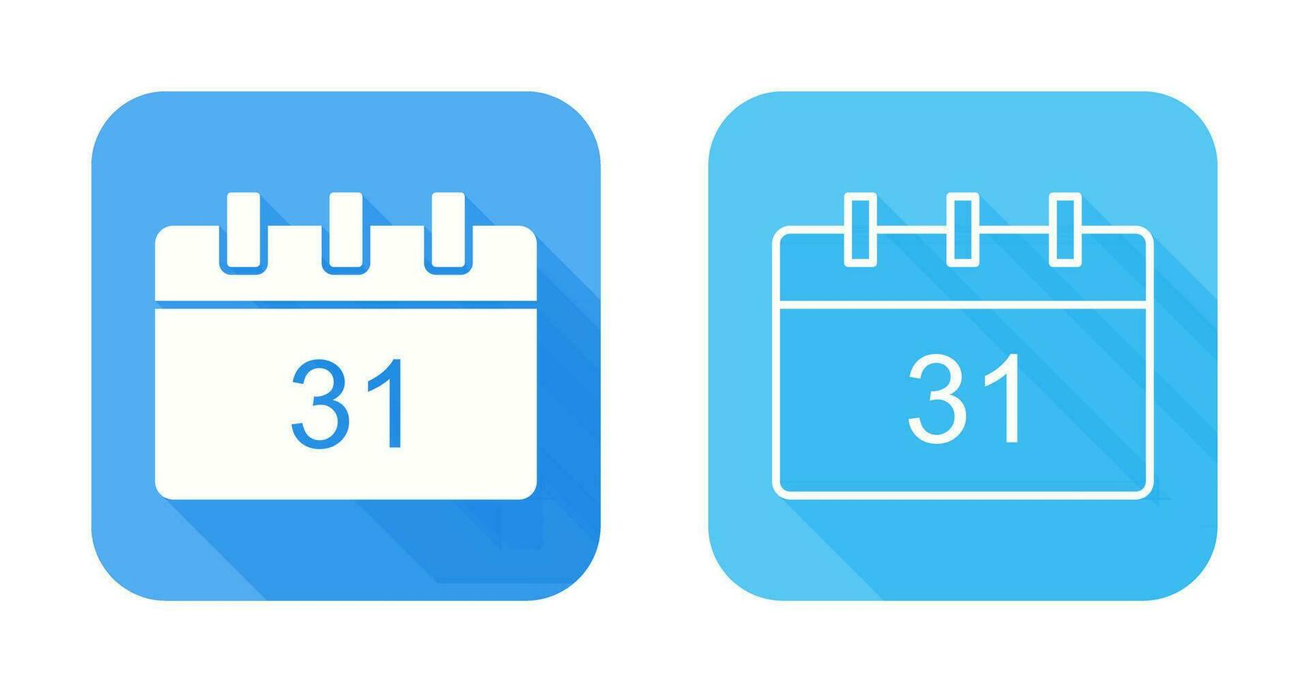 Unique Calendar Vector Icon