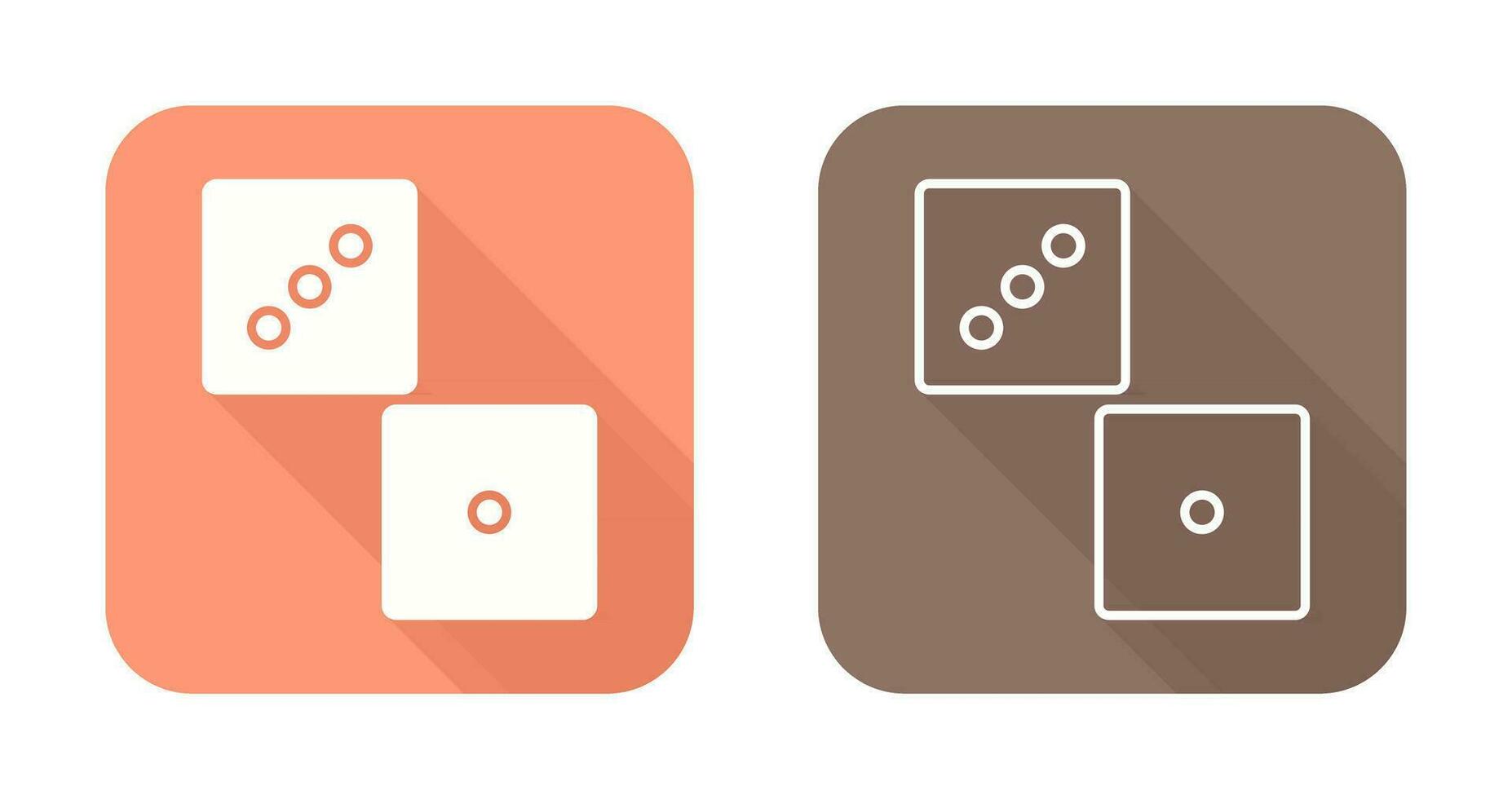 Unique Dice Vector Icon