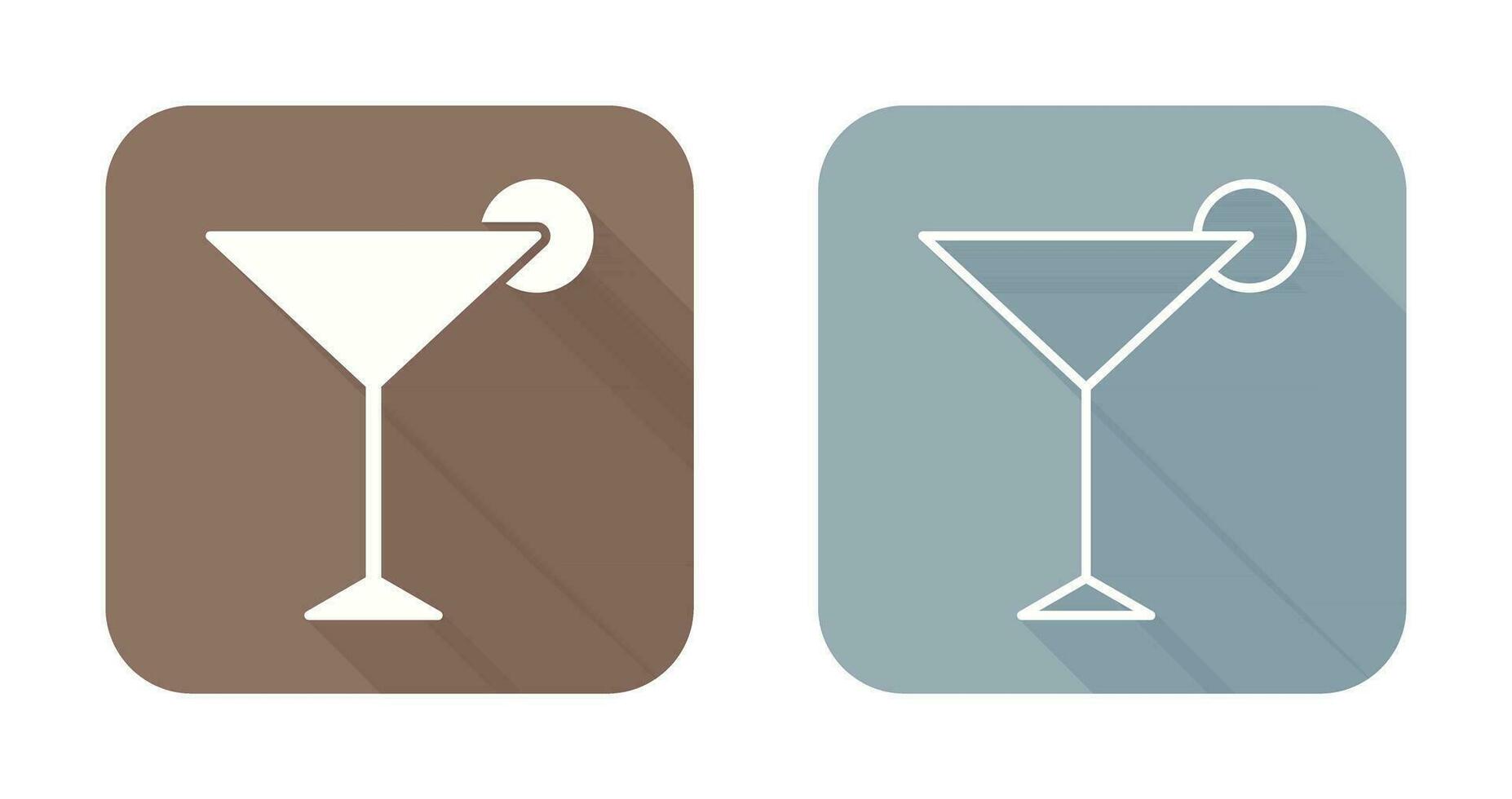 Unique Cosmopolitan Vector Icon