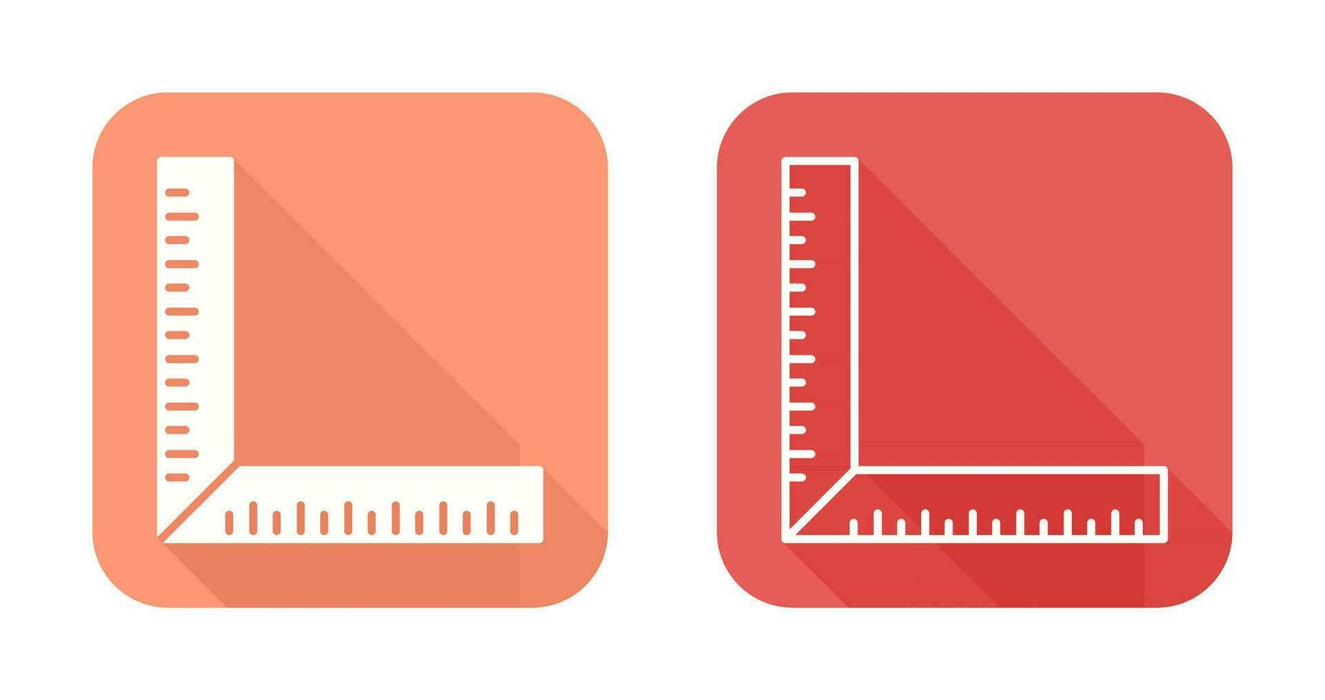 square Ruler Vector Icon
