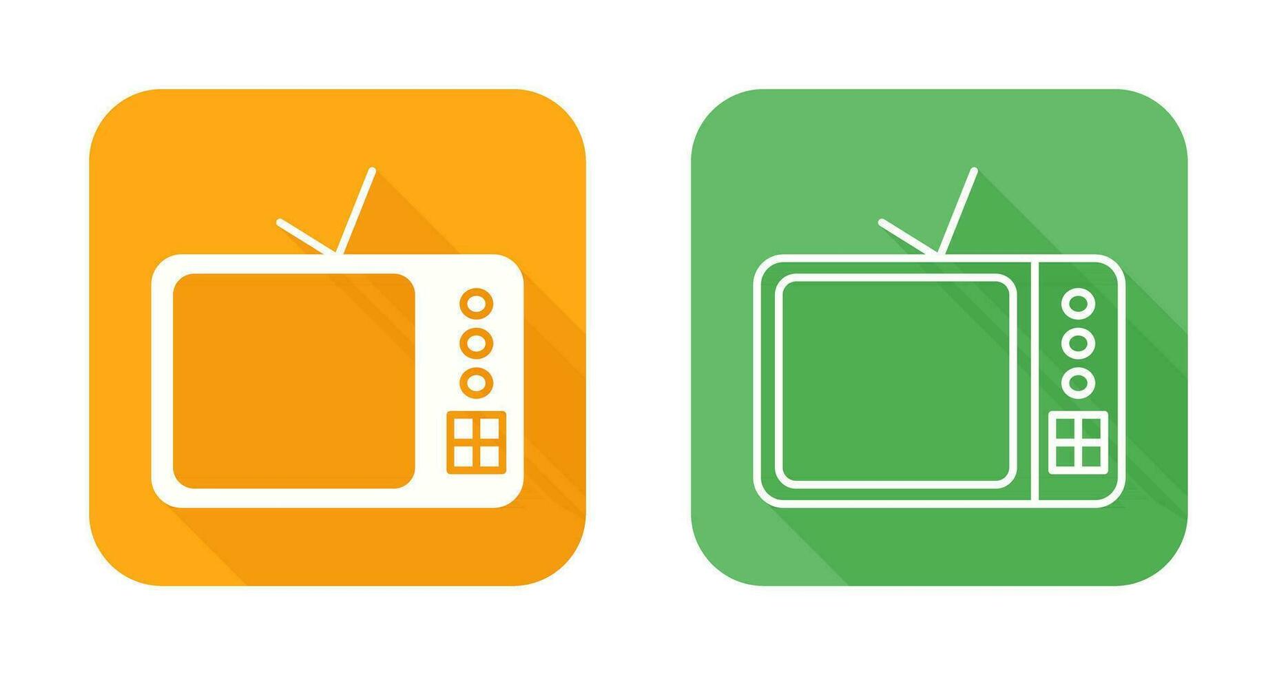 TV Set Vector Icon