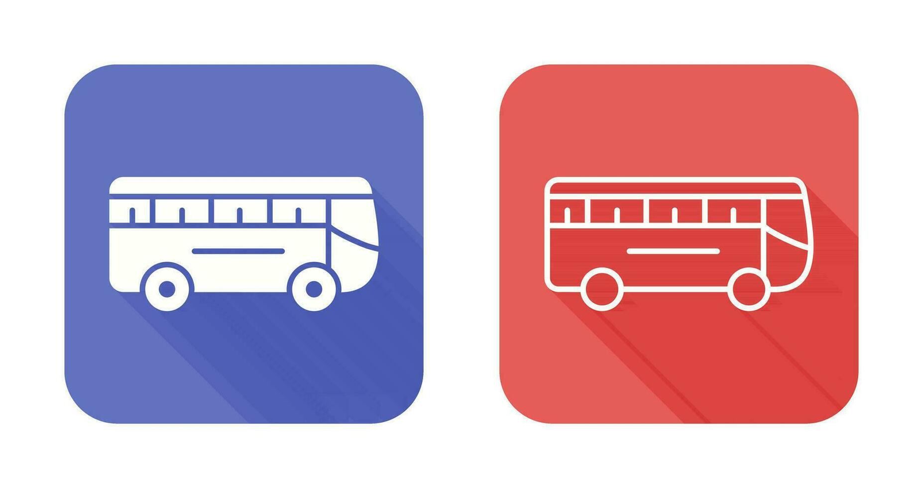 icono de vector de bus